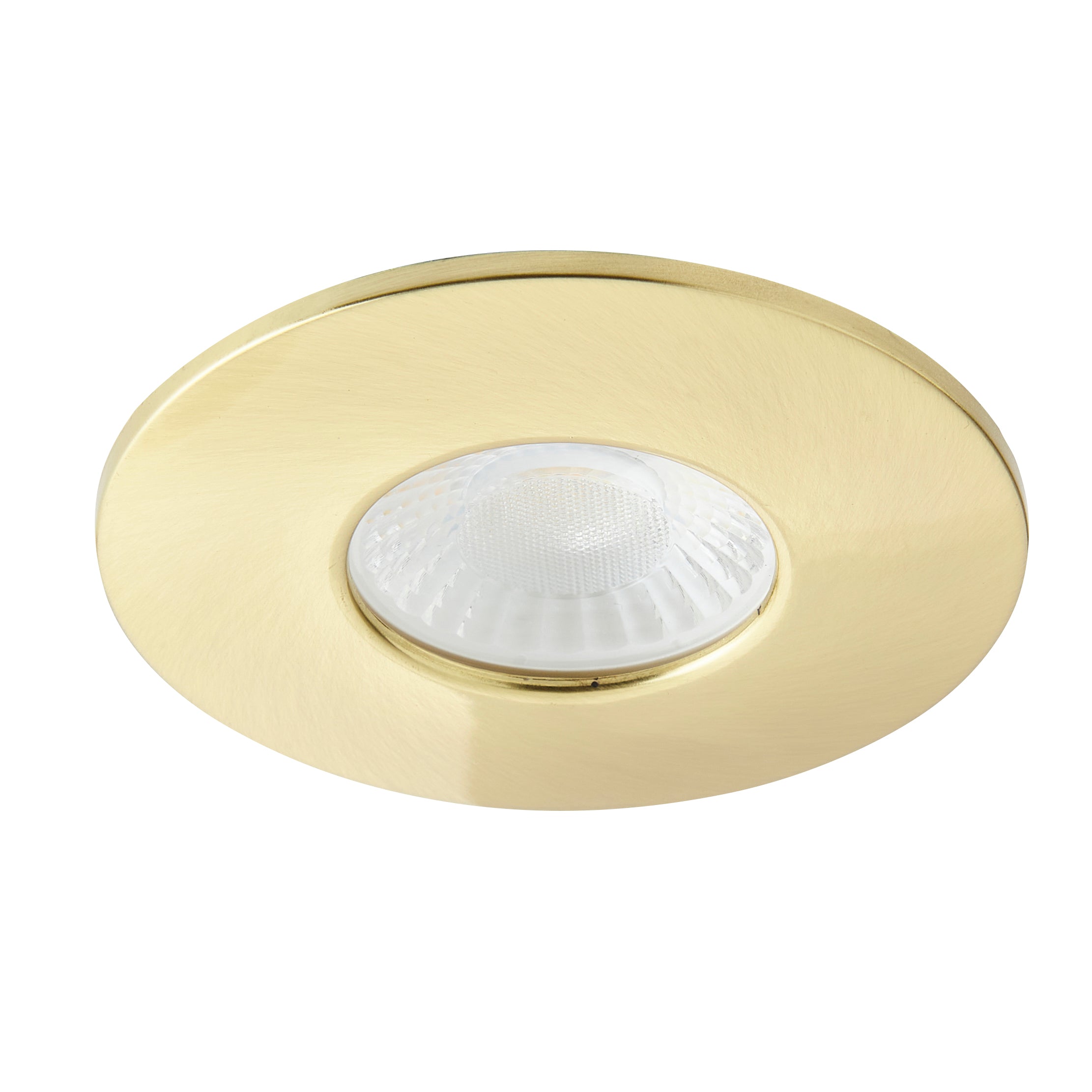 Forum SPA-38572-SBRS Rhom Fixed Fire Rated IP65 Recessed Downlight - Satin Brass
