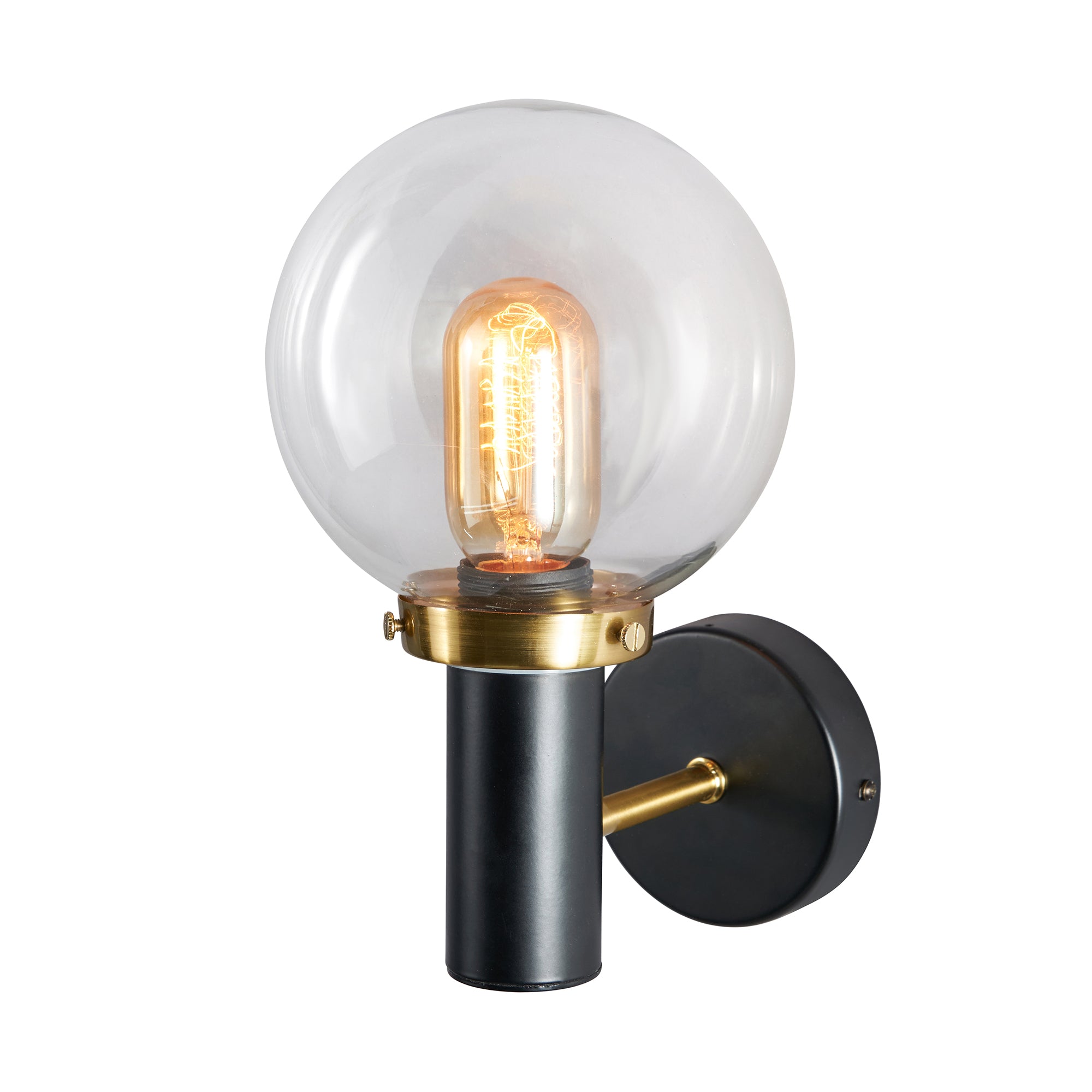 Forum SPA-39778-BLK Arras Bathroom Wall Light, Matte Black