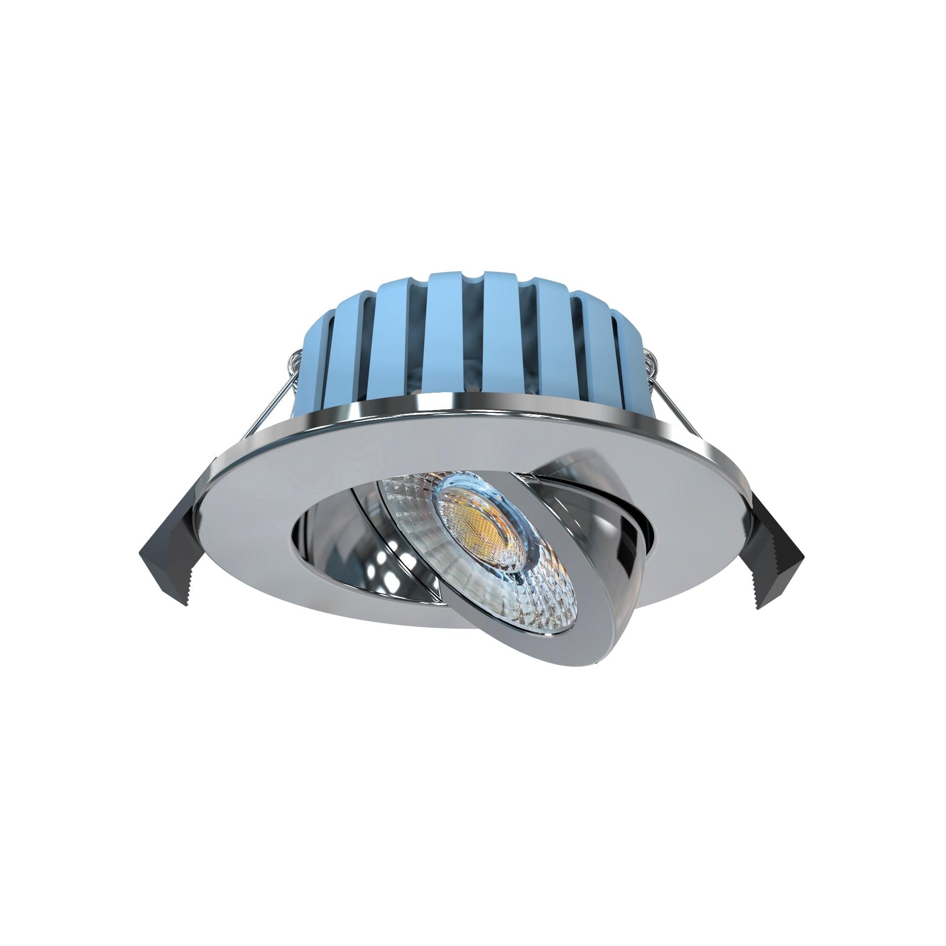 Forum SPA-41111-CHR Eden 7 Watt LED Adjustable IP65 Colour Changing Downlight, Chrome