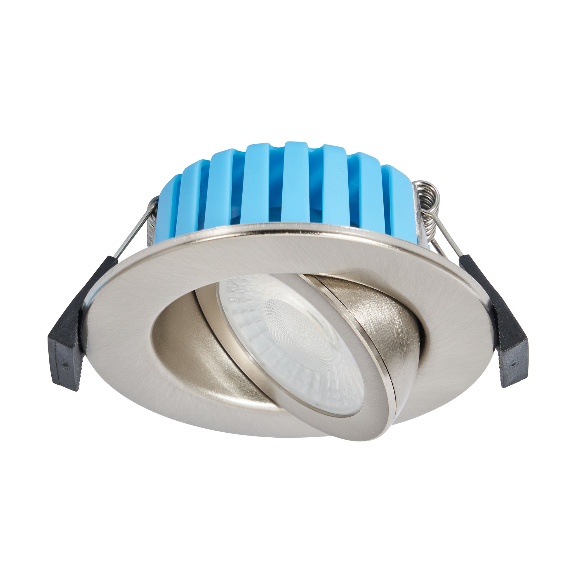 Forum SPA-41111-SNIC Eden 7 Watt LED Adjustable IP65 Colour Changing Downlight, Satin Nickel