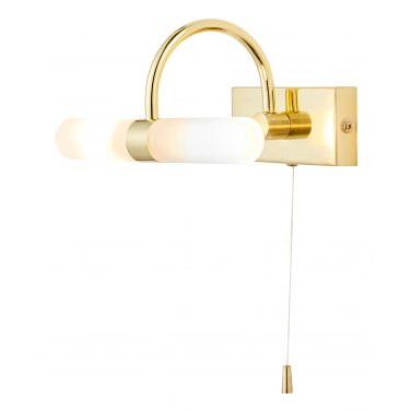 Forum SPA-6888.014-SBRS Corvus Bathroom Wall Light, Satin Brass
