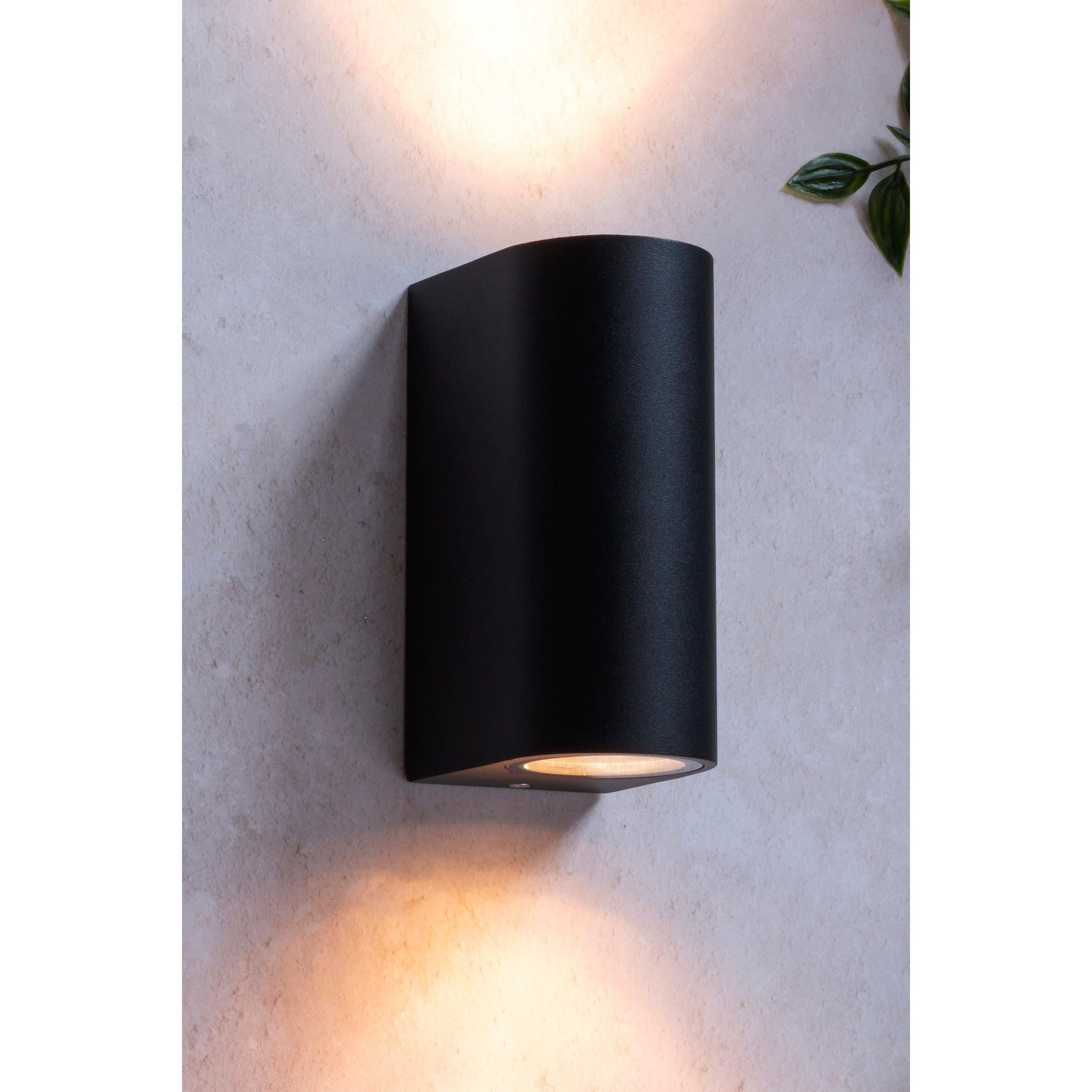 Forum ZN-20930-BLK Antar Up and Down Outdoor Wall Light, Black