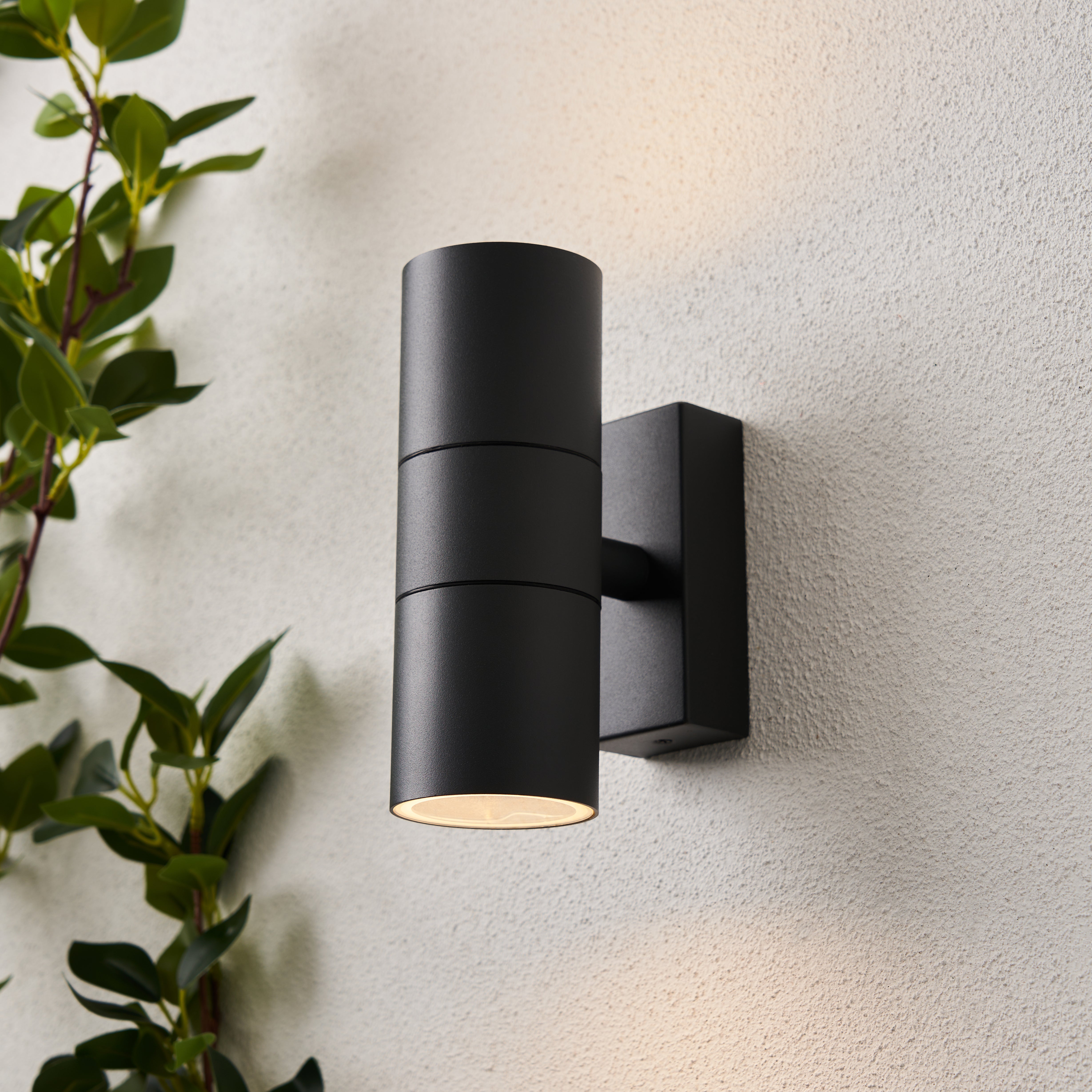 Forum ZN-20941-ANTH-65 Leto 2 Light Up and Down Outdoor Wall Light - Anthracite