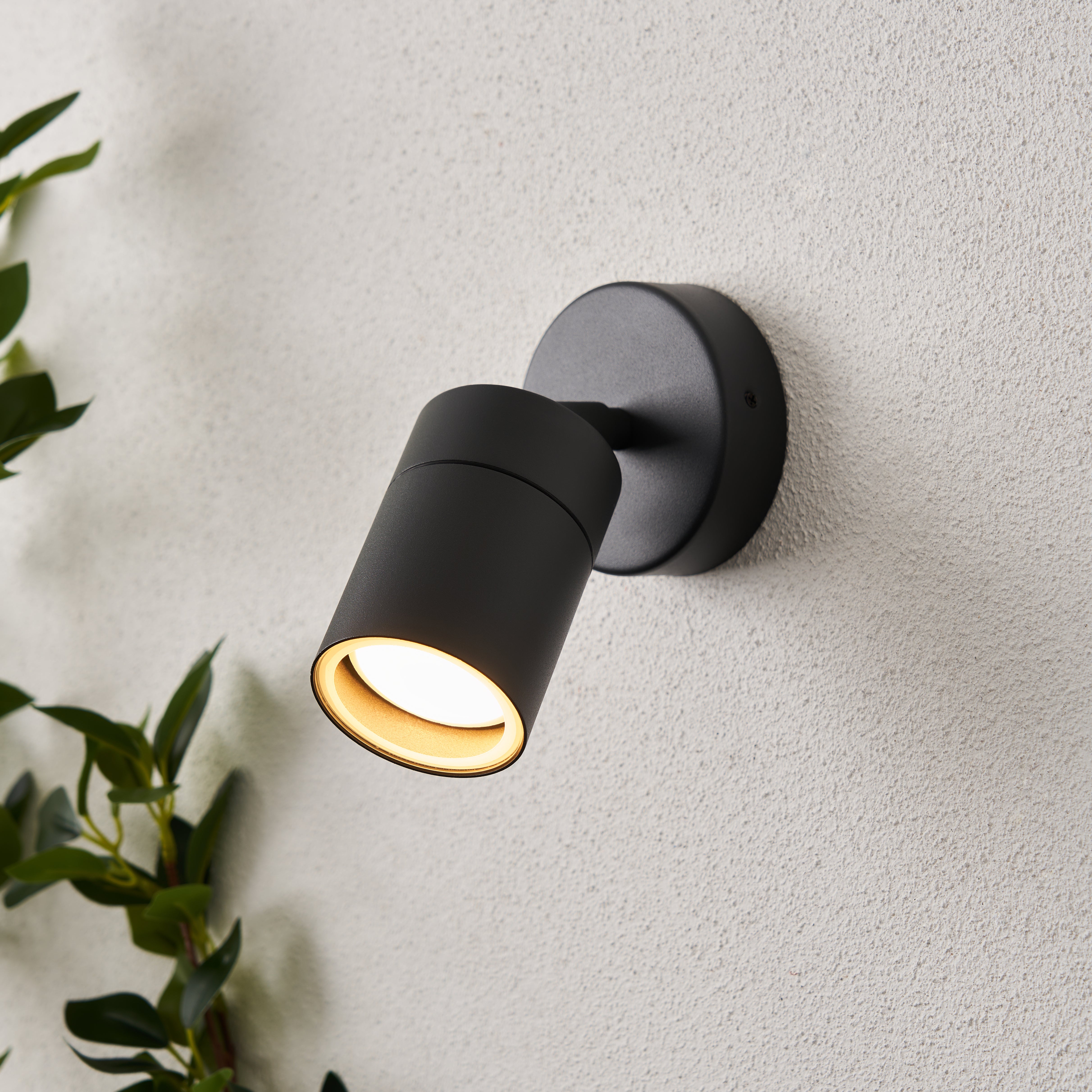 Forum ZN-26536-ANTH-65 Leto 1 Light Adjustable IP65 Outdoor Wall Light - Anthracite