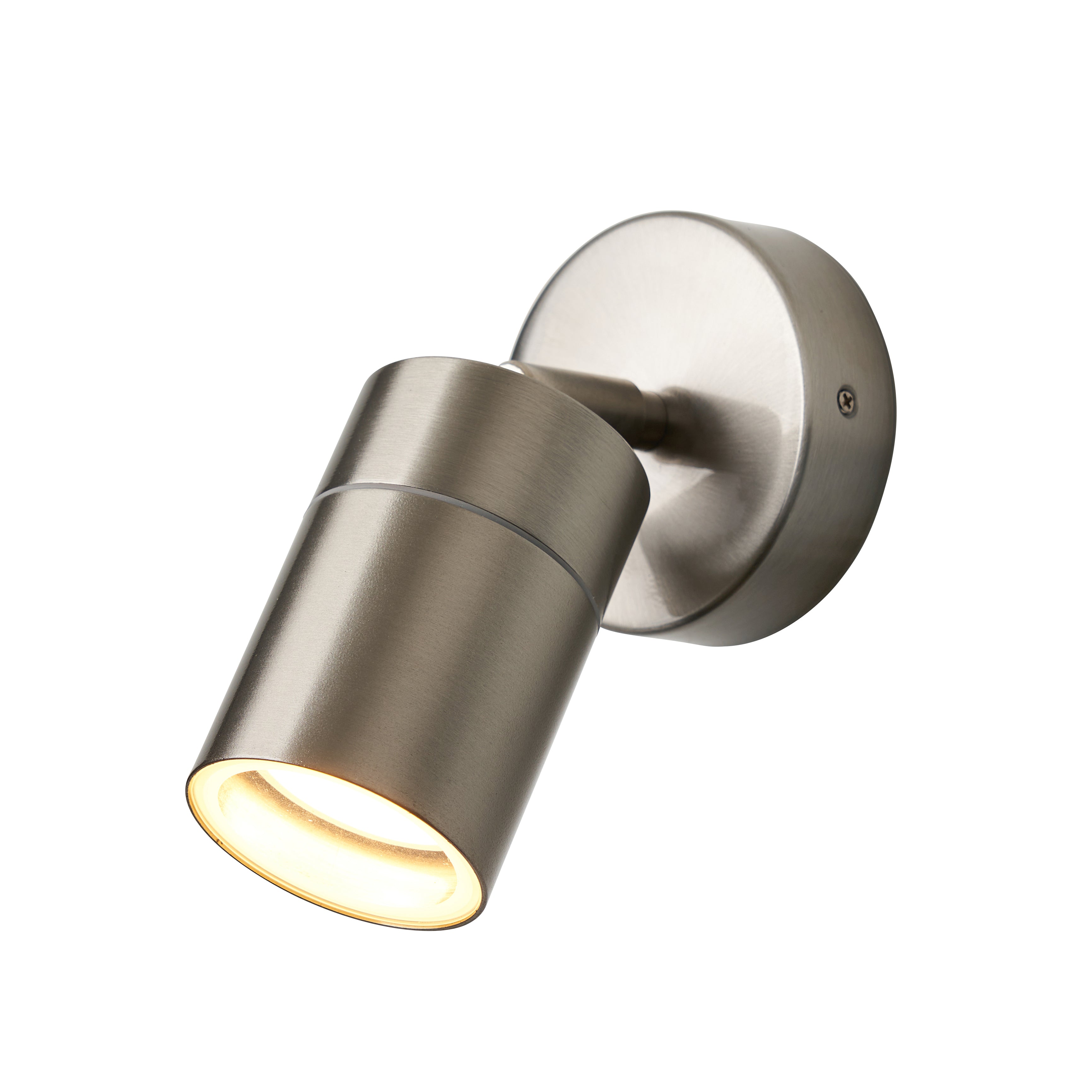 Forum ZN-26536-SST-65 Leto 1 Light Adjustable IP65 Outdoor Wall Light - Stainless Steel