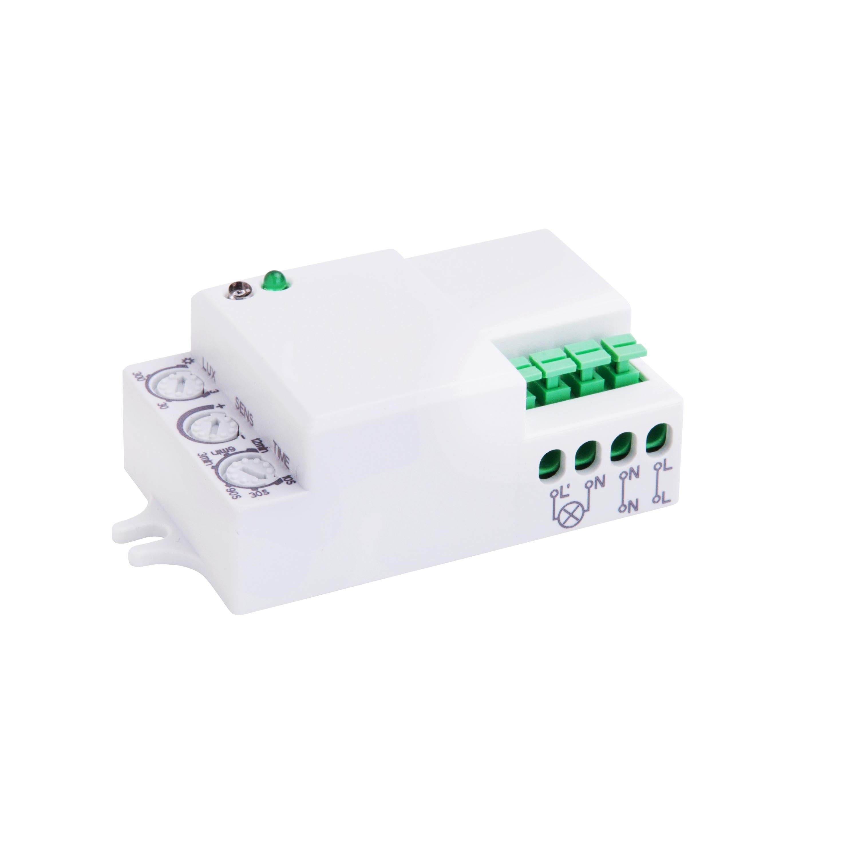 Forum ZN-29185-WHT Wall or Ceiling Point Microwave Low Profile Sensor - White