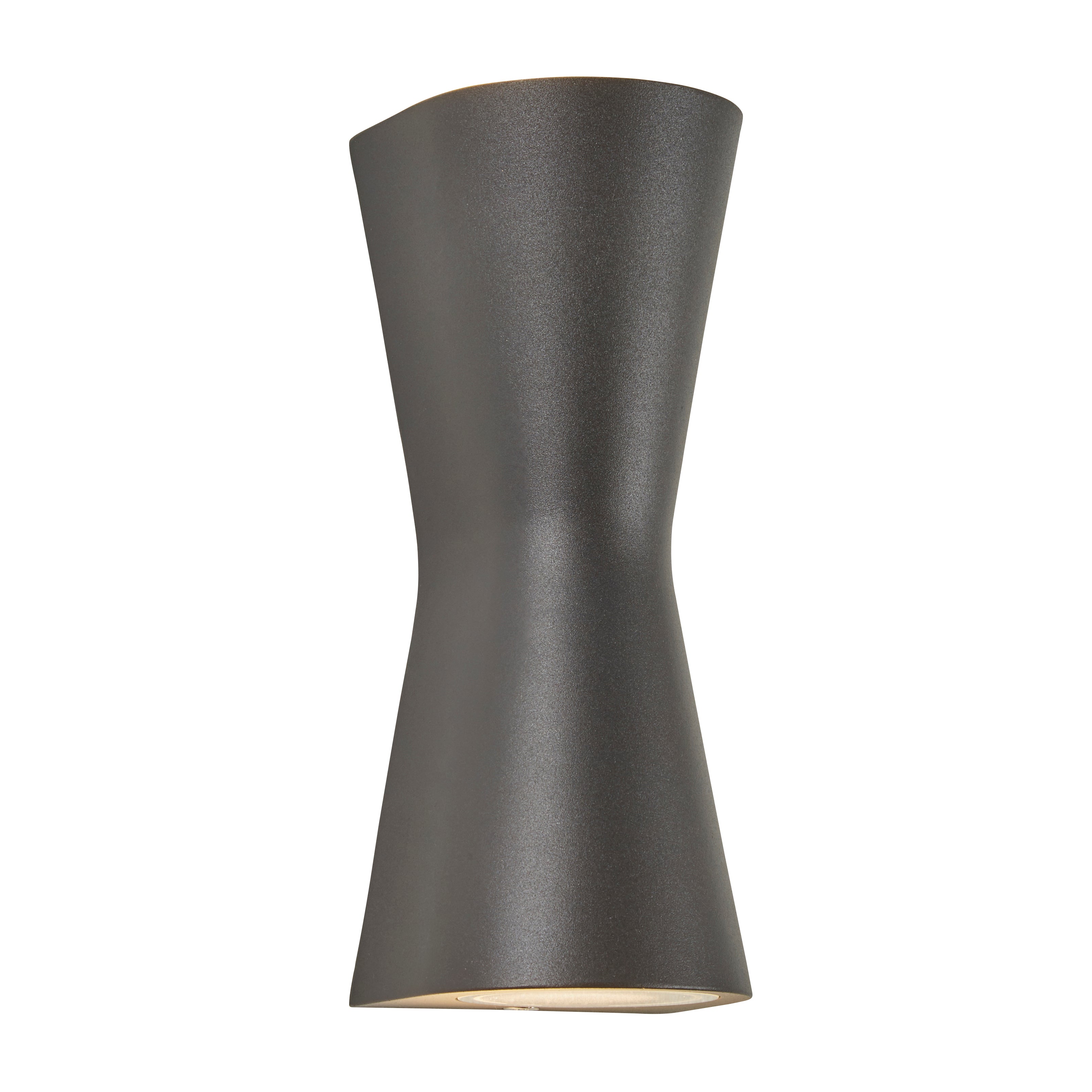 Forum ZN-29347-Anth Skye Outdoor Double Cone Style Up and Down Wall Light, Anthracite