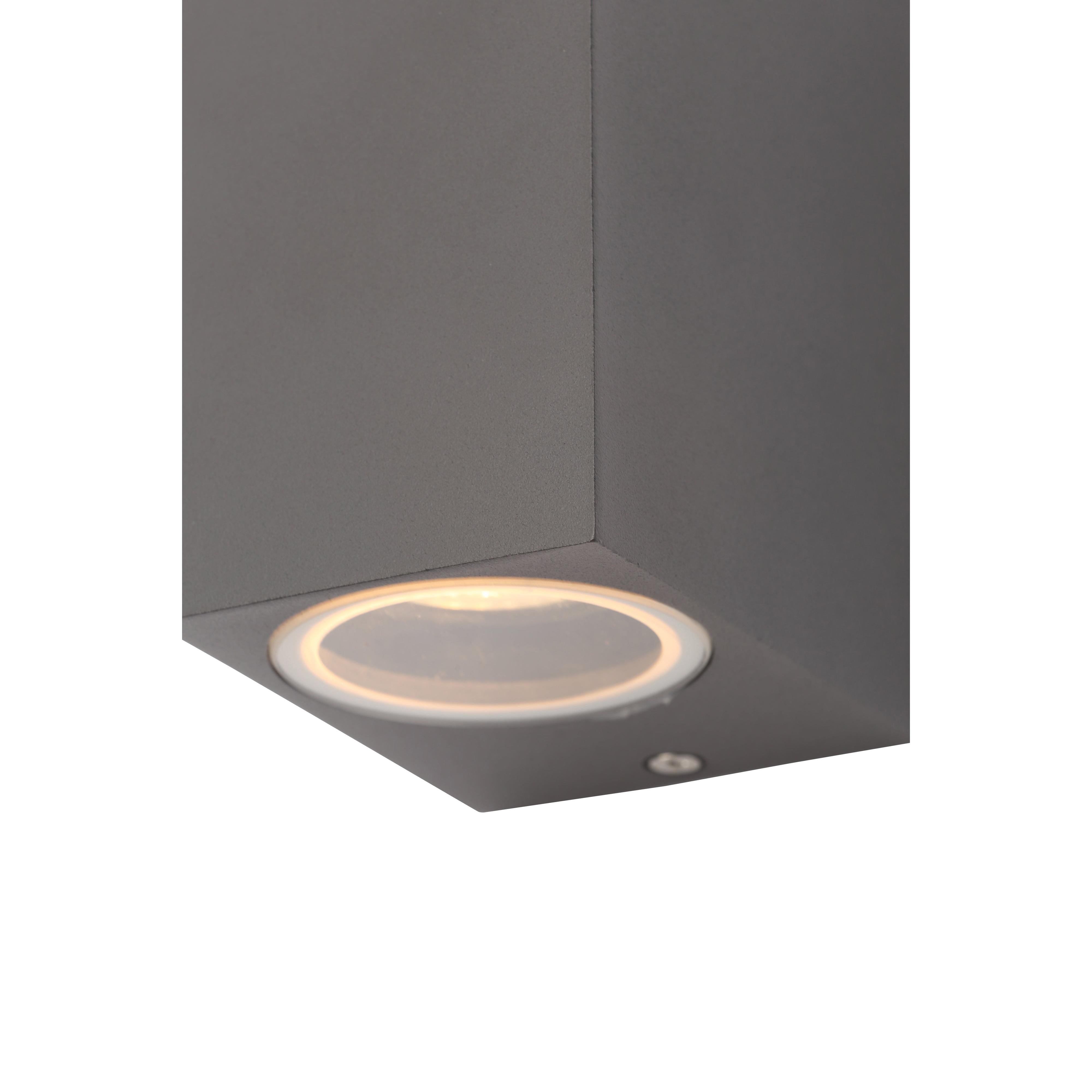 Forum ZN-31759-ANTH Fleet Outdoor Square Wall Light, Anthracite