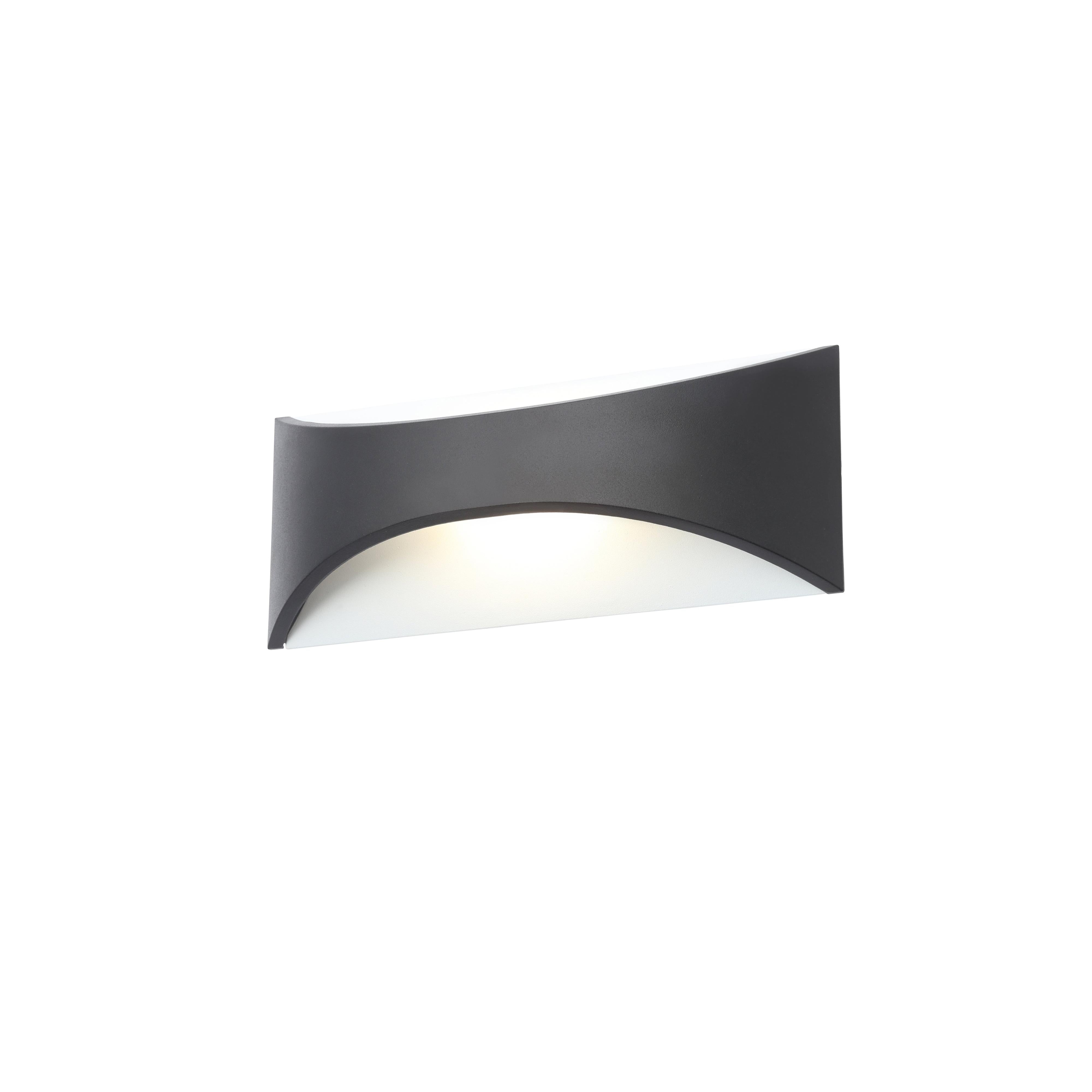 Forum ZN-31768-BLK Stroud Outdoor 6 Watt Wall Light, Black