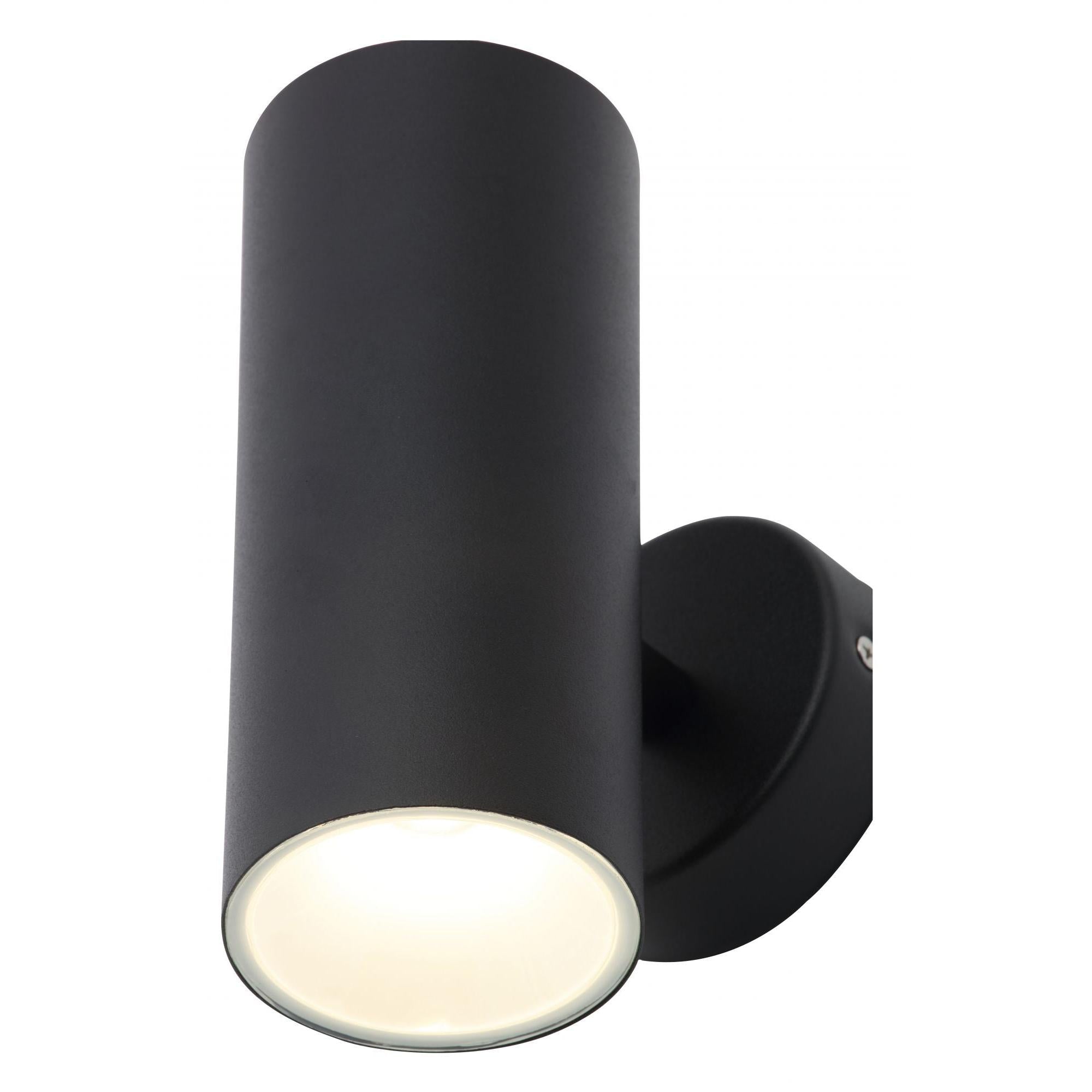 Forum ZN-33460-BLK-65 Melo Outdoor 2 Light Wall Light - Black