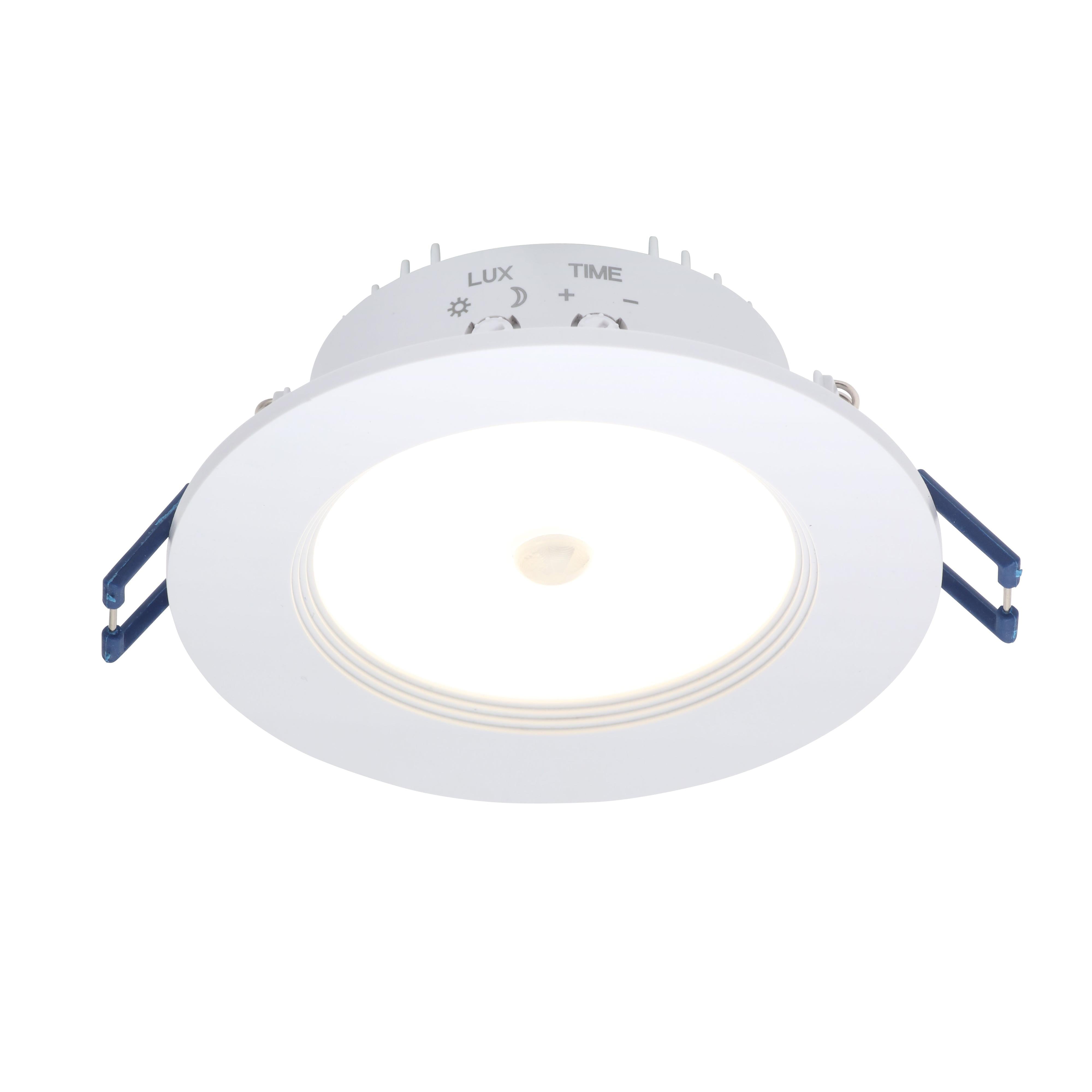 Forum ZN-35690-WHT Reno Recessed Downlighter with 360 Degree PIR Sensor - White