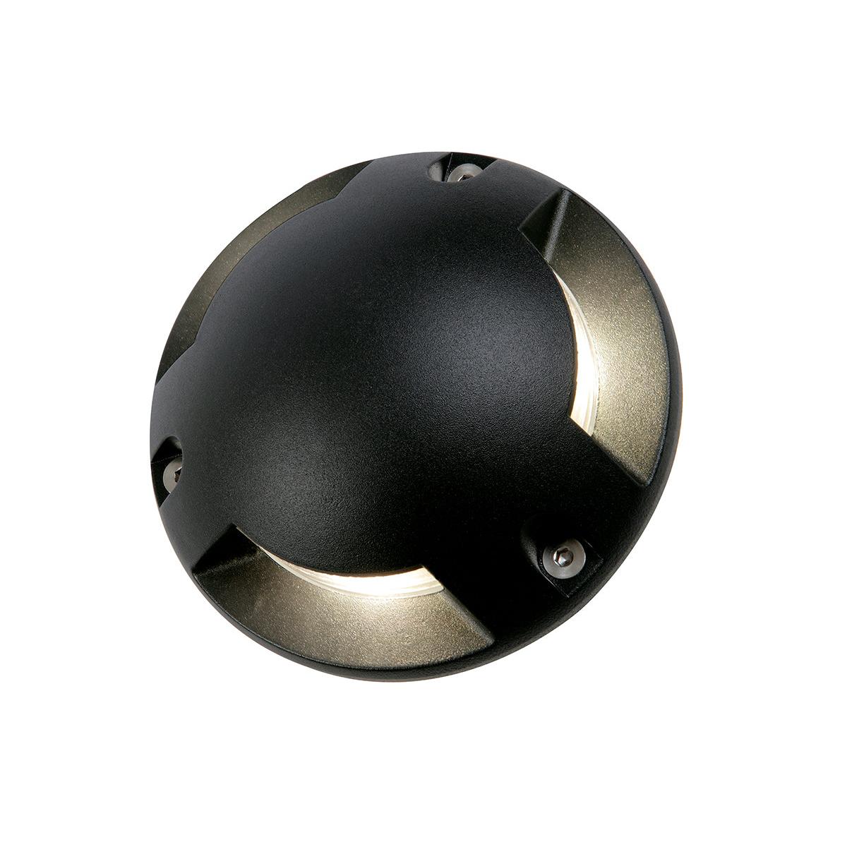 Forum ZN-35738-BLK Scout 3 Way Outdoor Surface Mount Drive Over Ground Light - Black