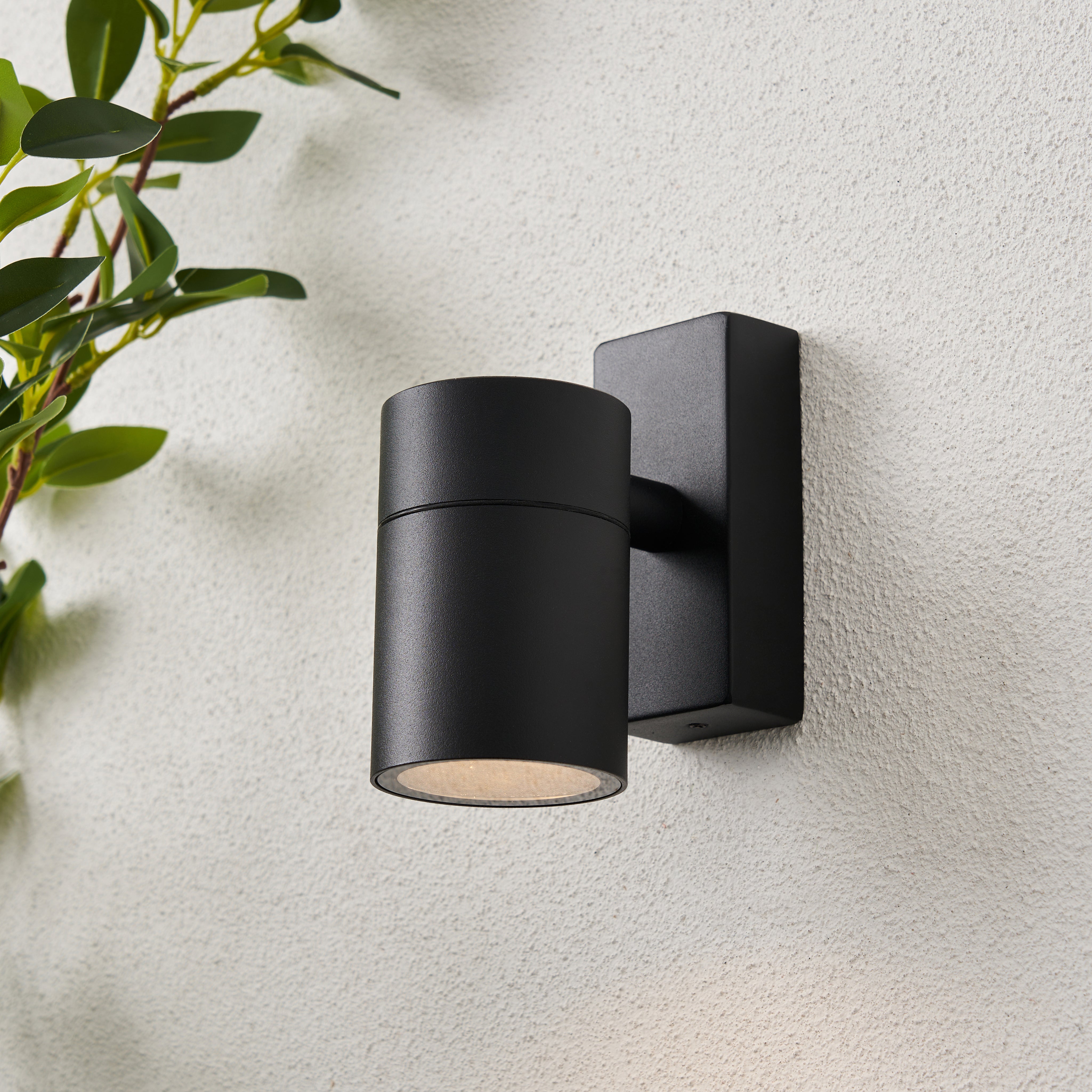 Forum ZN-37940-BLK-65 Leto Up or Down Outdoor Wall Light - Black