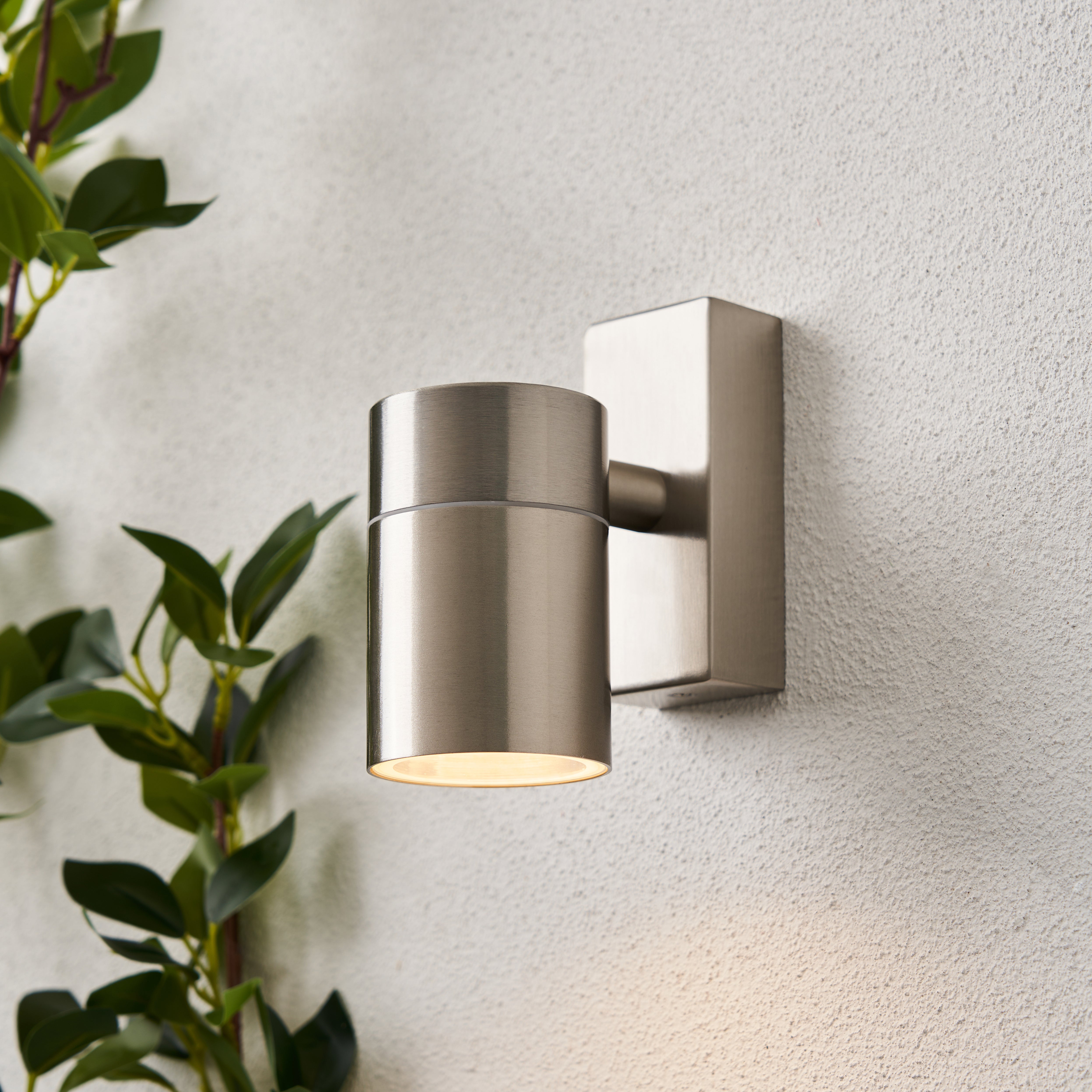 Forum ZN-37940-SST-65 Leto Up or Down Outdoor Wall Light - stainless steel