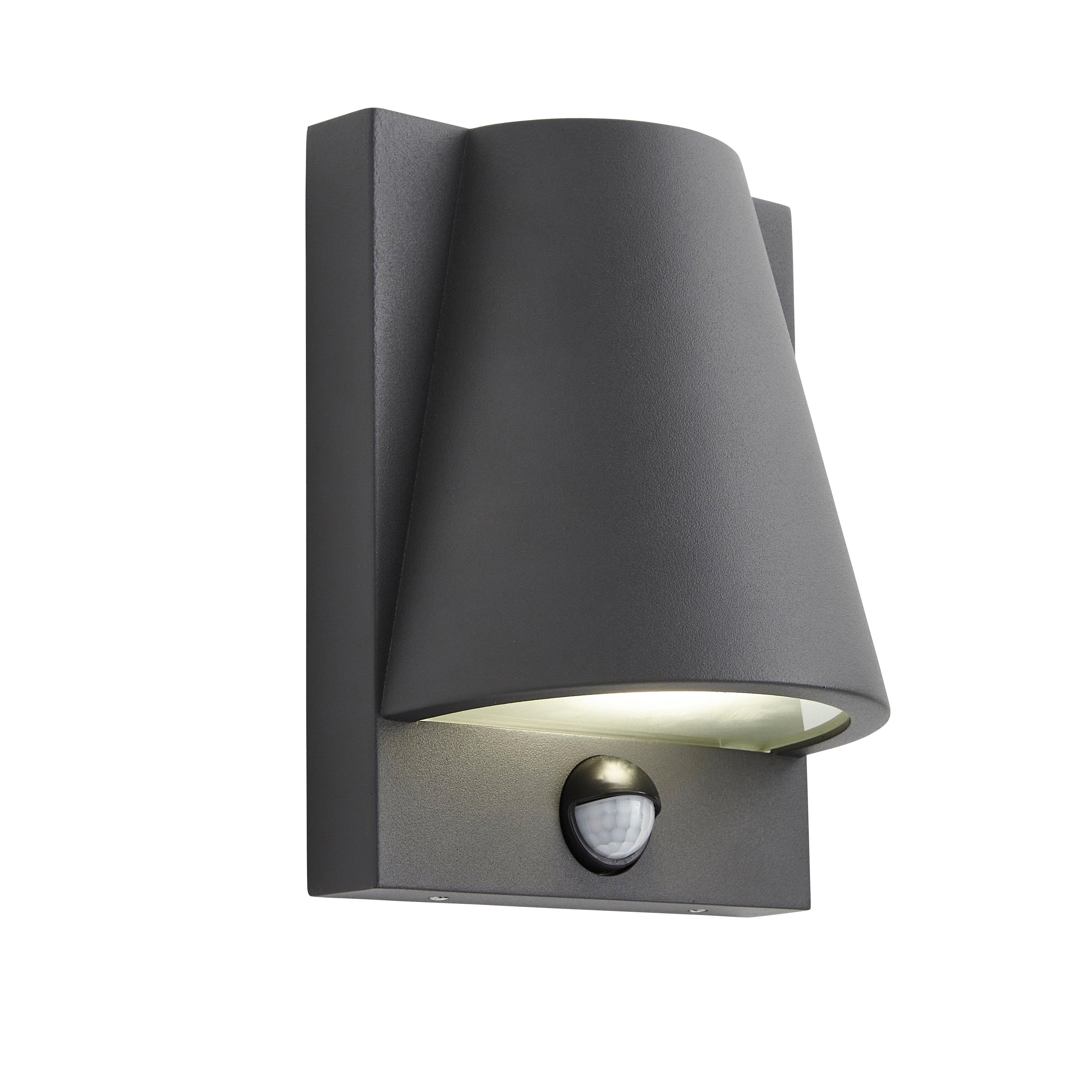 Forum ZN-38624-ANTH Vesoul Outdoor Wall Light with PIR Sensor, Anthracite