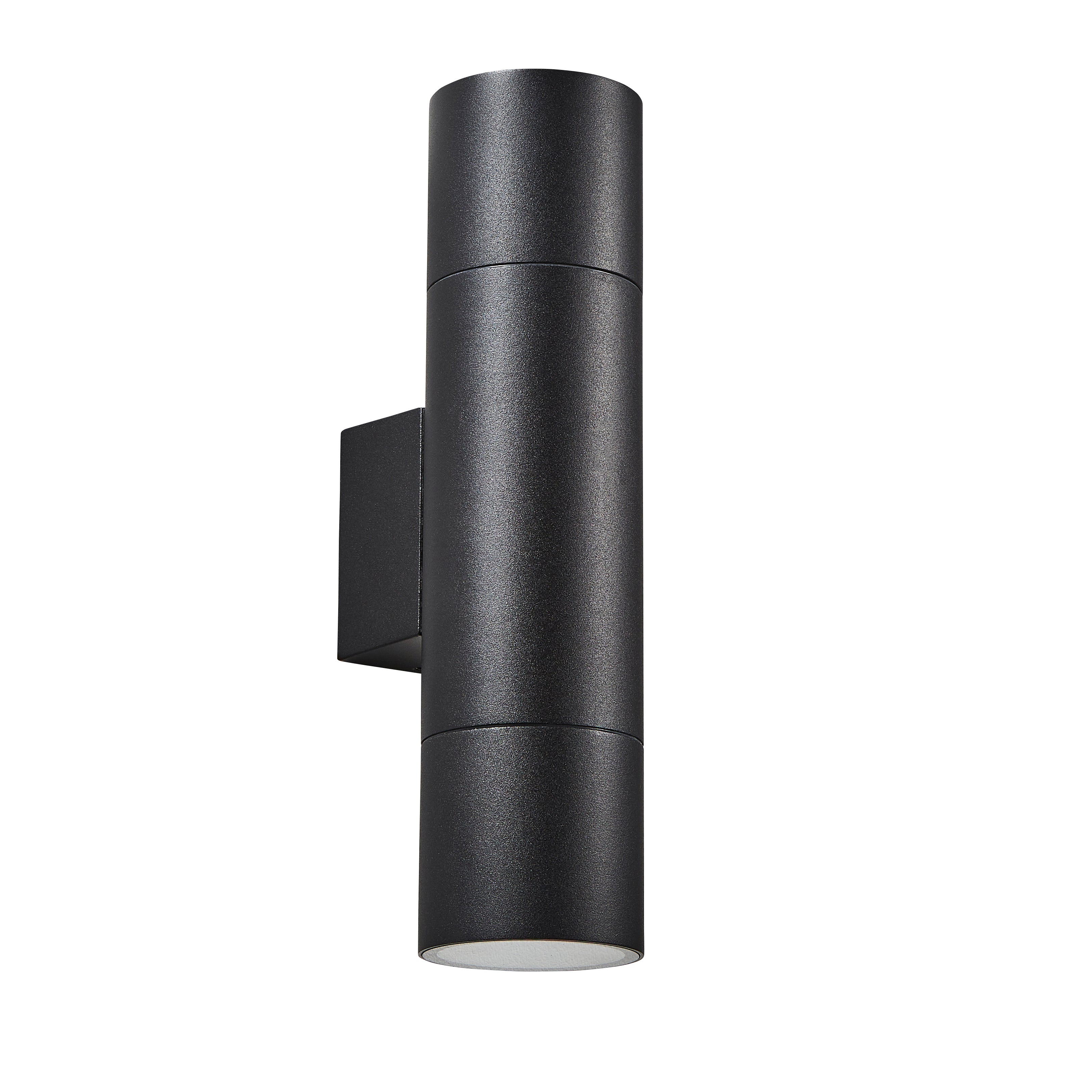 Forum ZN-40001-BLK Morro Up and Down Outdoor Wall Light, Black