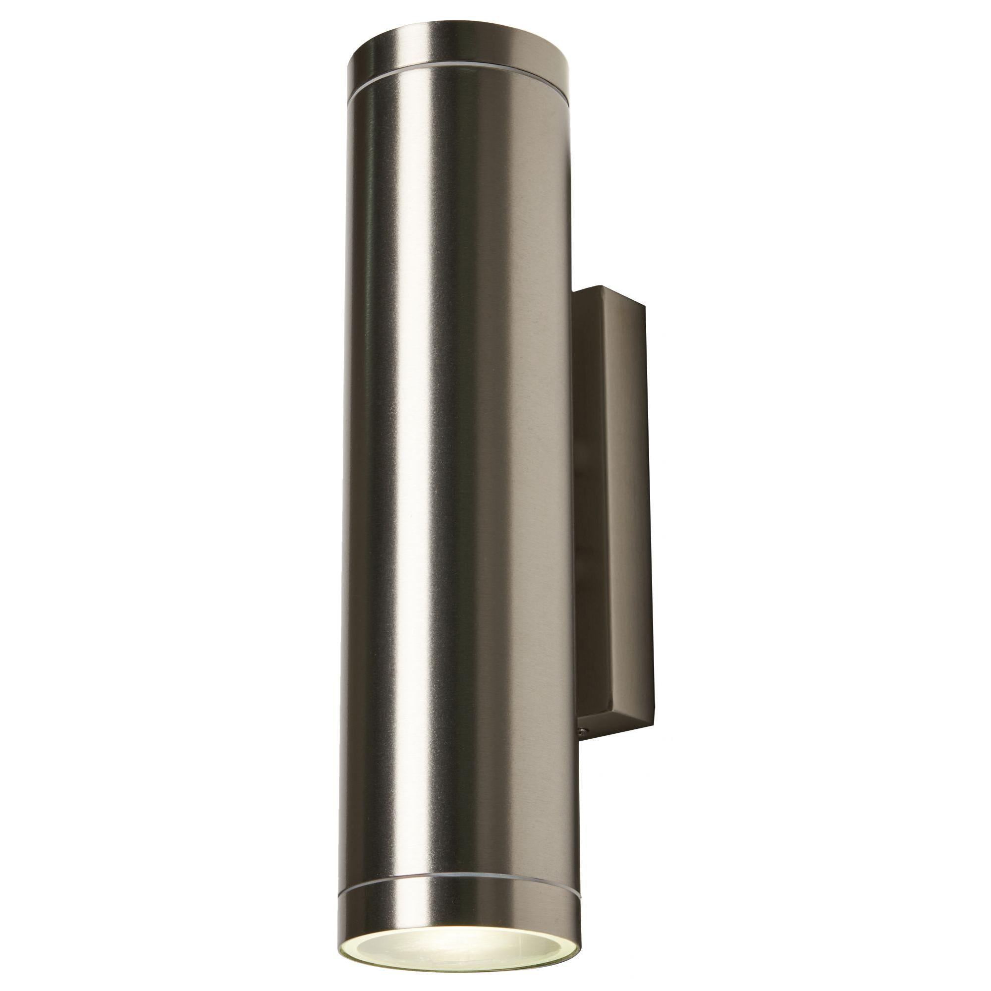 Forum ZN-42019-SST Brean 2 Light Outdoor Up & Down Wall Light - Stainless Steel