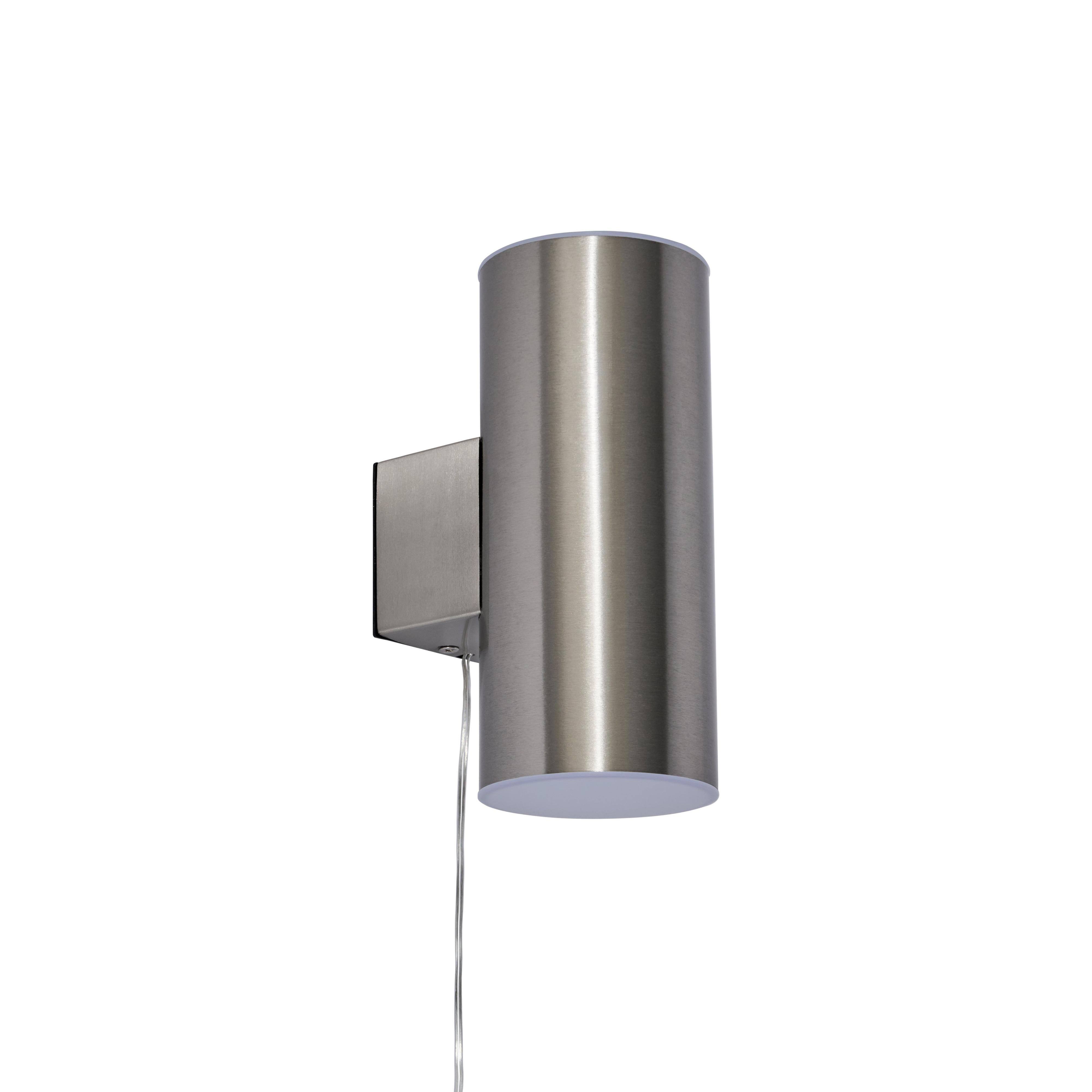 Forum ZN-42040 Eldon Outdoor Solar LED Up and Down Wall Light - Stainless Steel