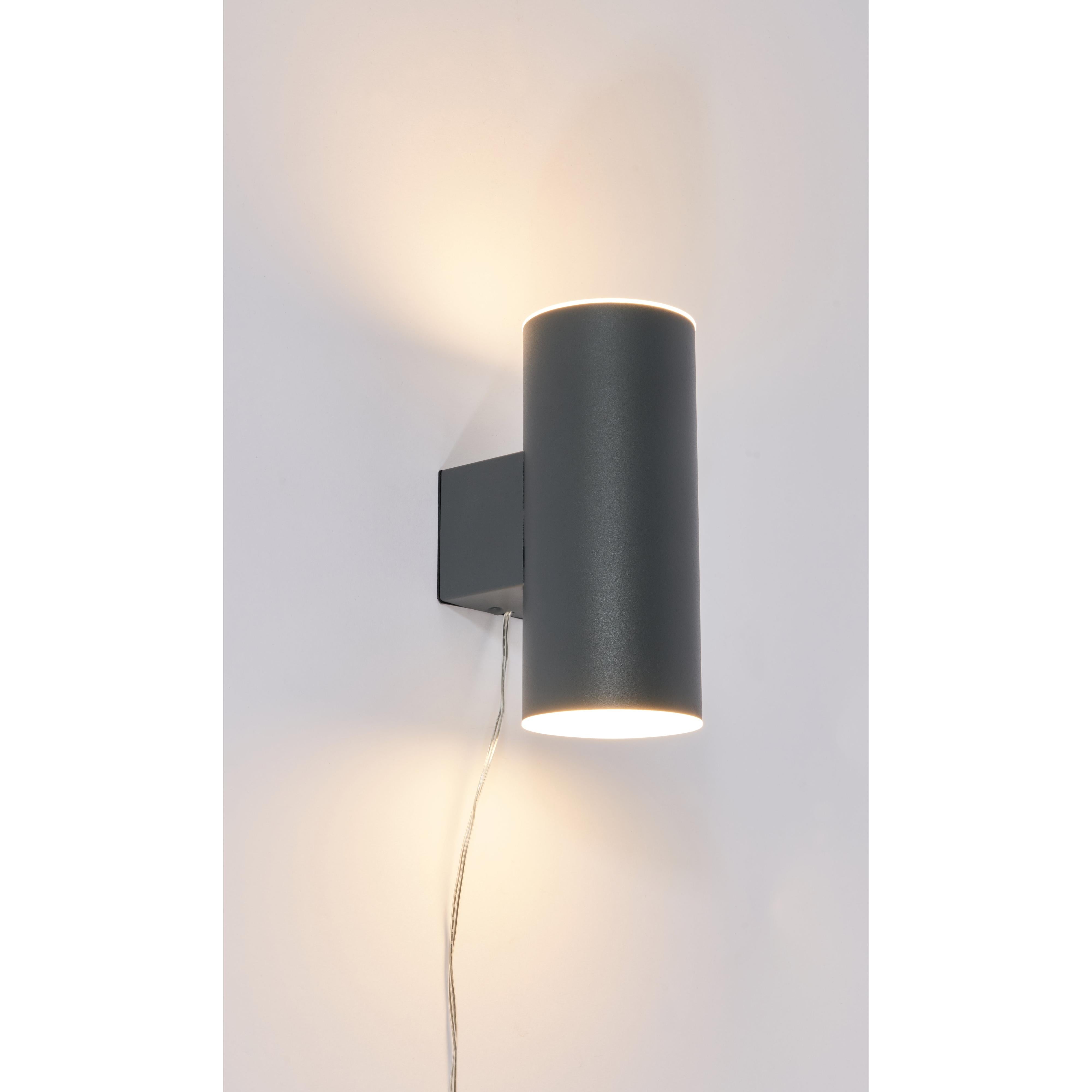 Forum ZN-42041 Eldon Outdoor Solar LED Up and Down Wall Light - Anthracite