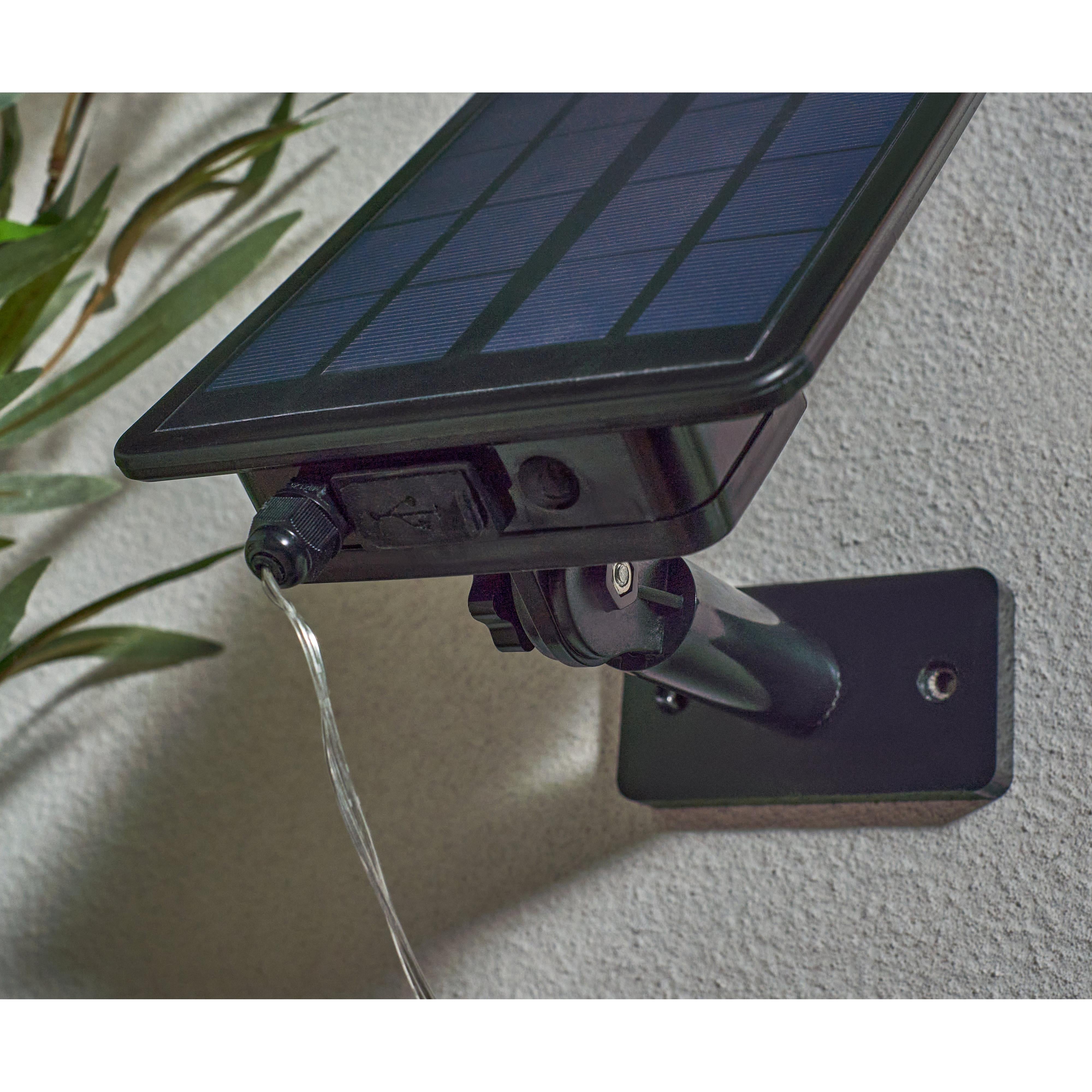 Forum ZN-42041 Eldon Outdoor Solar LED Up and Down Wall Light - Anthracite