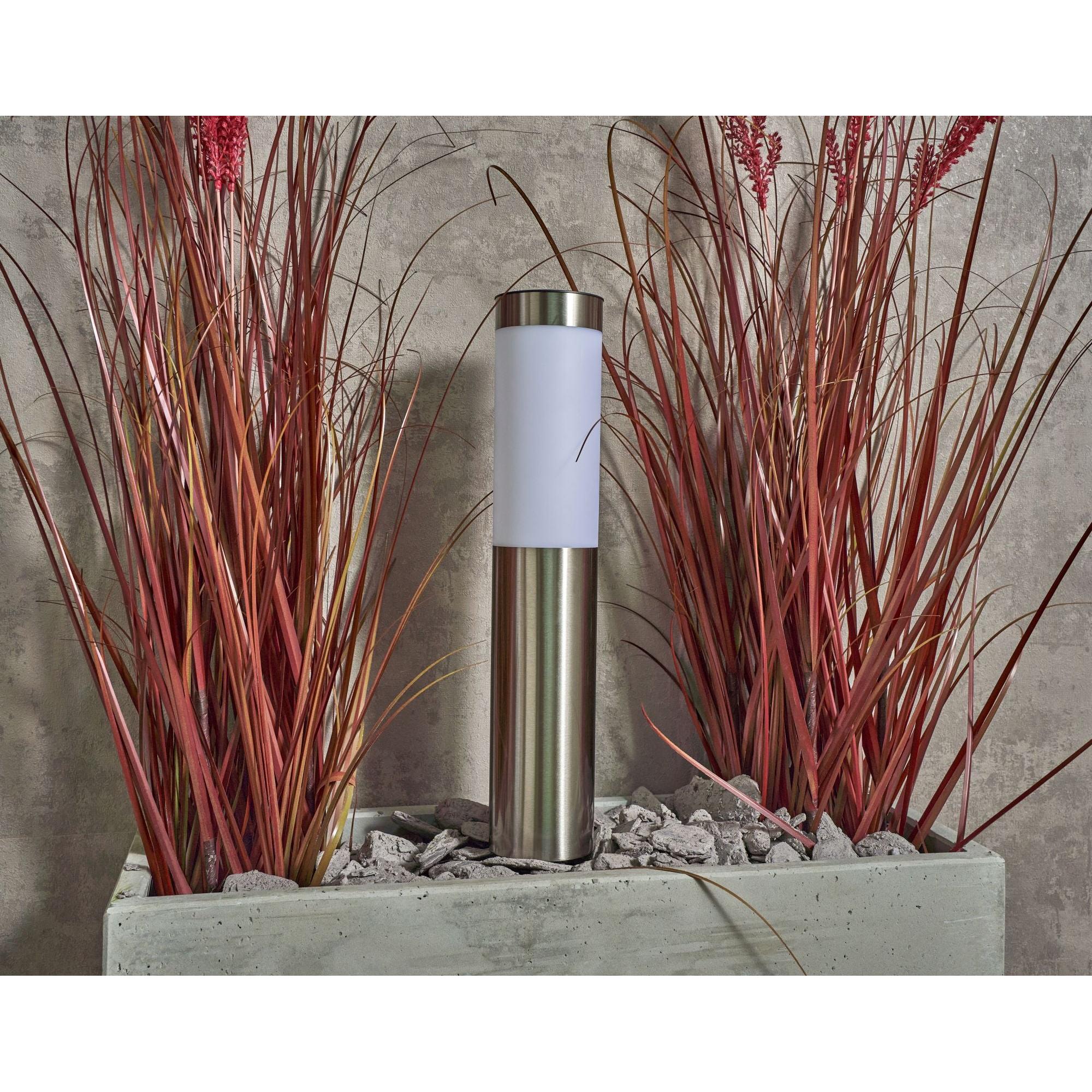 Forum ZN-42044 Creswell Outdoor Solar LED Spike Light - Stainless Steel