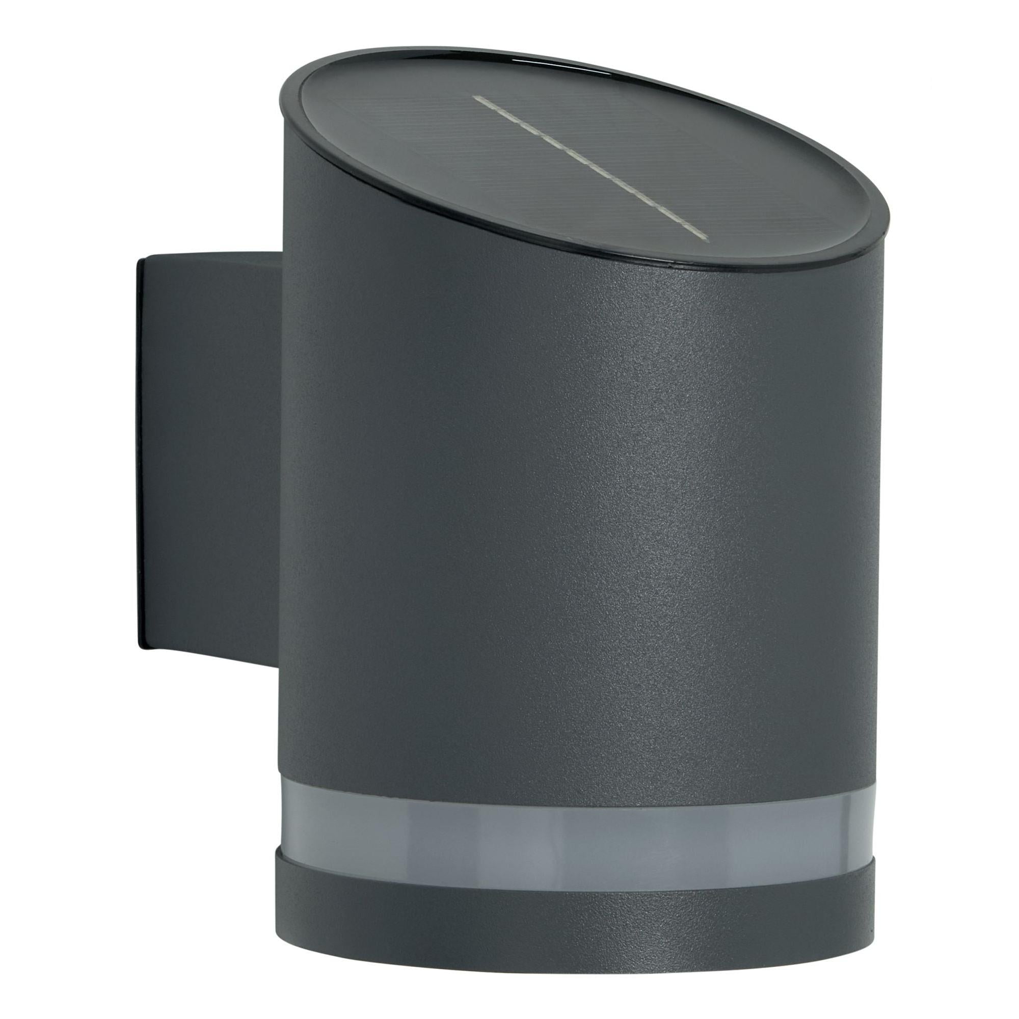Forum ZN-42047 Trimdon Outdoor Solar LED Wall Light - Anthracite