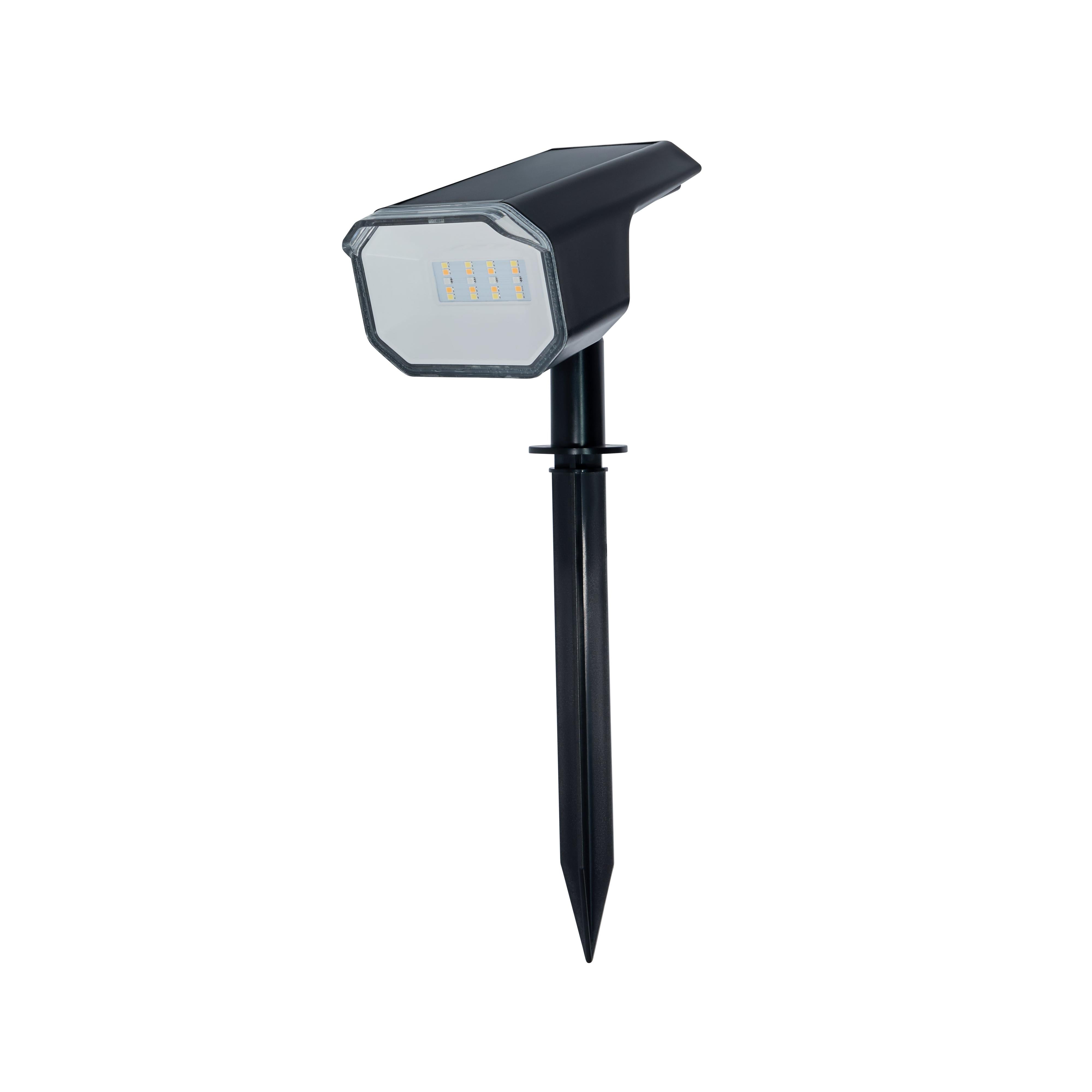 Forum ZN-42050 Byermoor Outdoor Solar LED Smart Spike Light - Black
