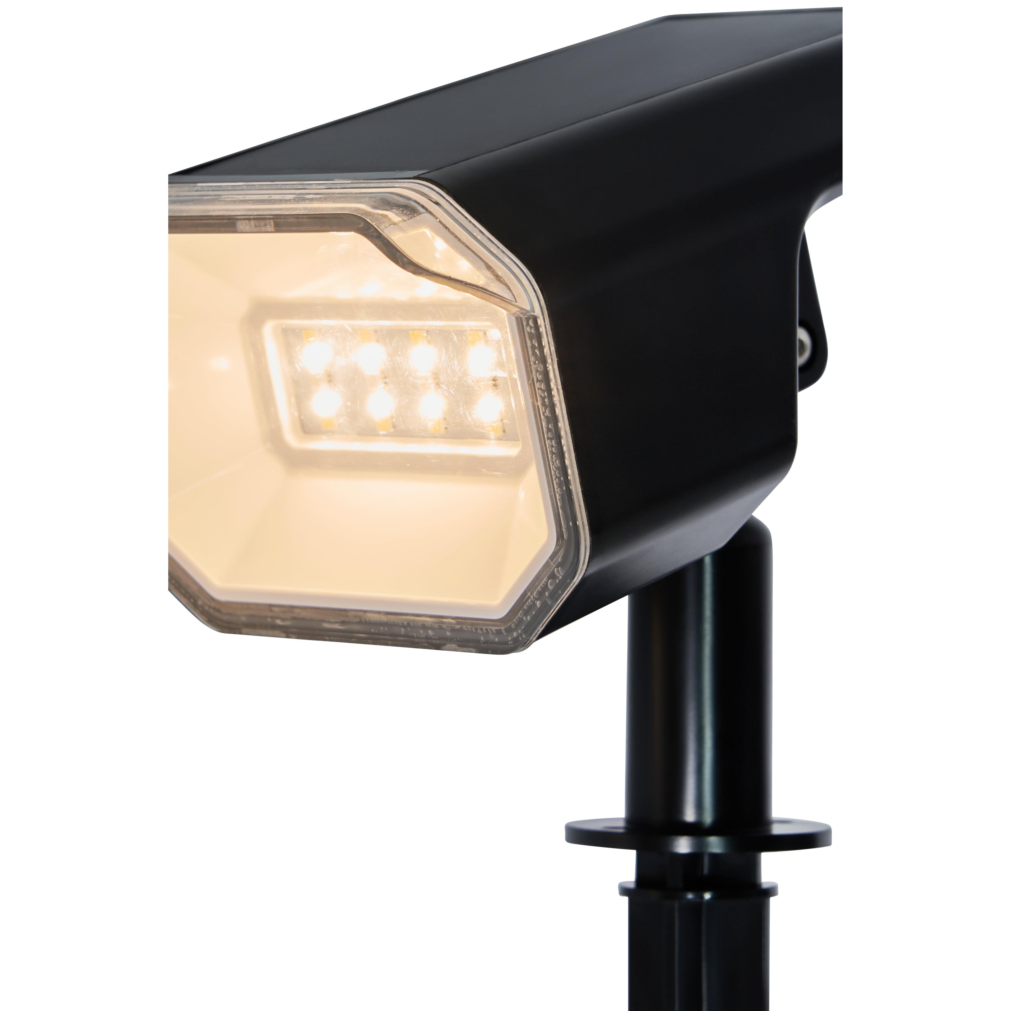 Forum ZN-42050 Byermoor Outdoor Solar LED Smart Spike Light - Black