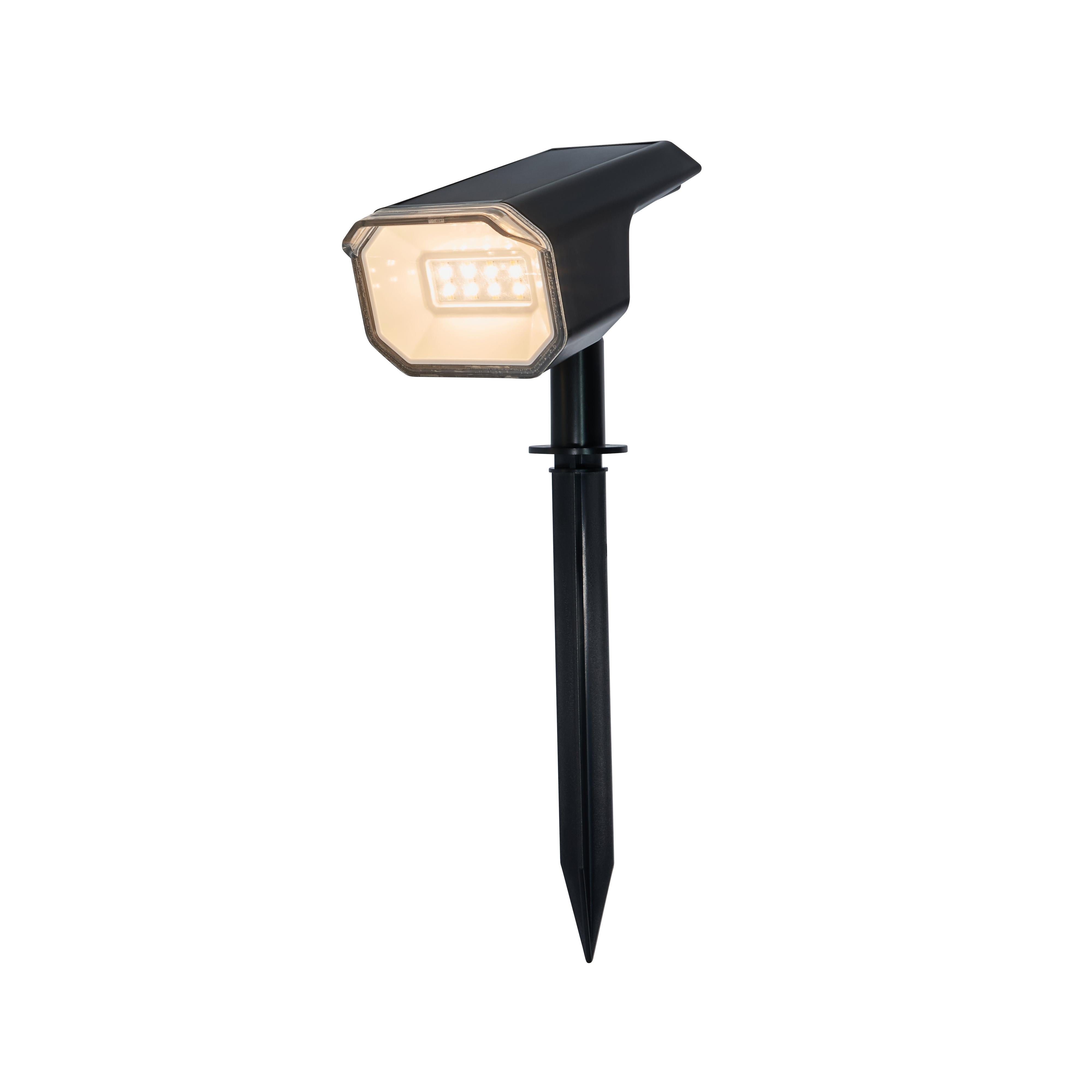 Forum ZN-42050 Byermoor Outdoor Solar LED Smart Spike Light - Black