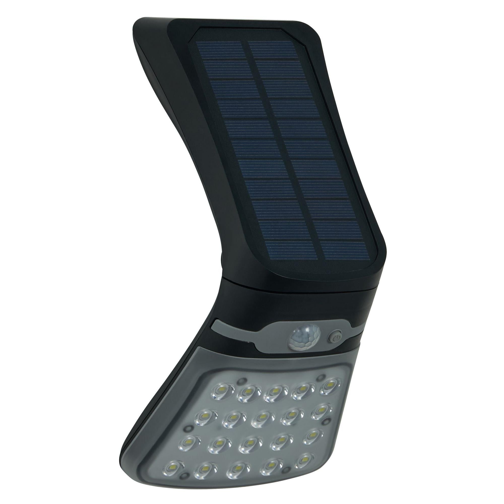 Forum ZN-42055 Blackhall 4 Watt Outdoor Solar LED Flood Light with Sensor - Black