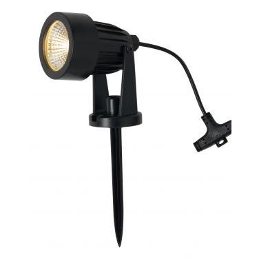Forum ZN-42058 Maltby Outdoor Solar RGB LED Spike Lights Kit IP65 - Black Pack of 4