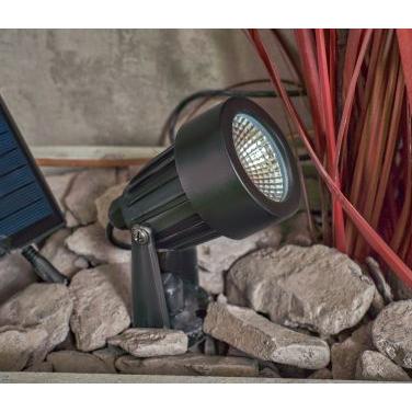 Forum ZN-42058 Maltby Outdoor Solar RGB LED Spike Lights Kit IP65 - Black Pack of 4