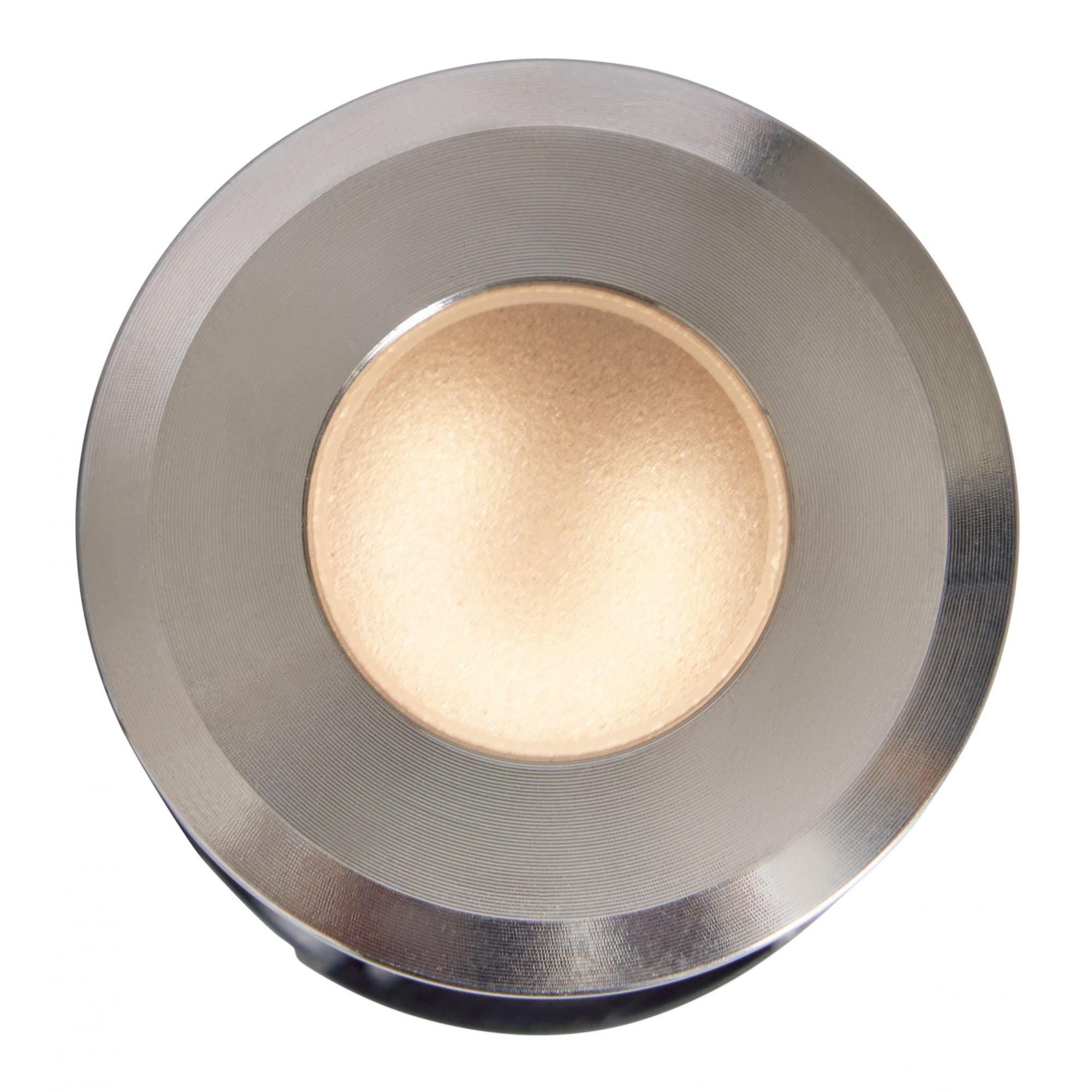 Forum ZN-42060 Ayle Outdoor Solar RGB LED Recessed Deck Light Kit IP65 - Black Pack of 4