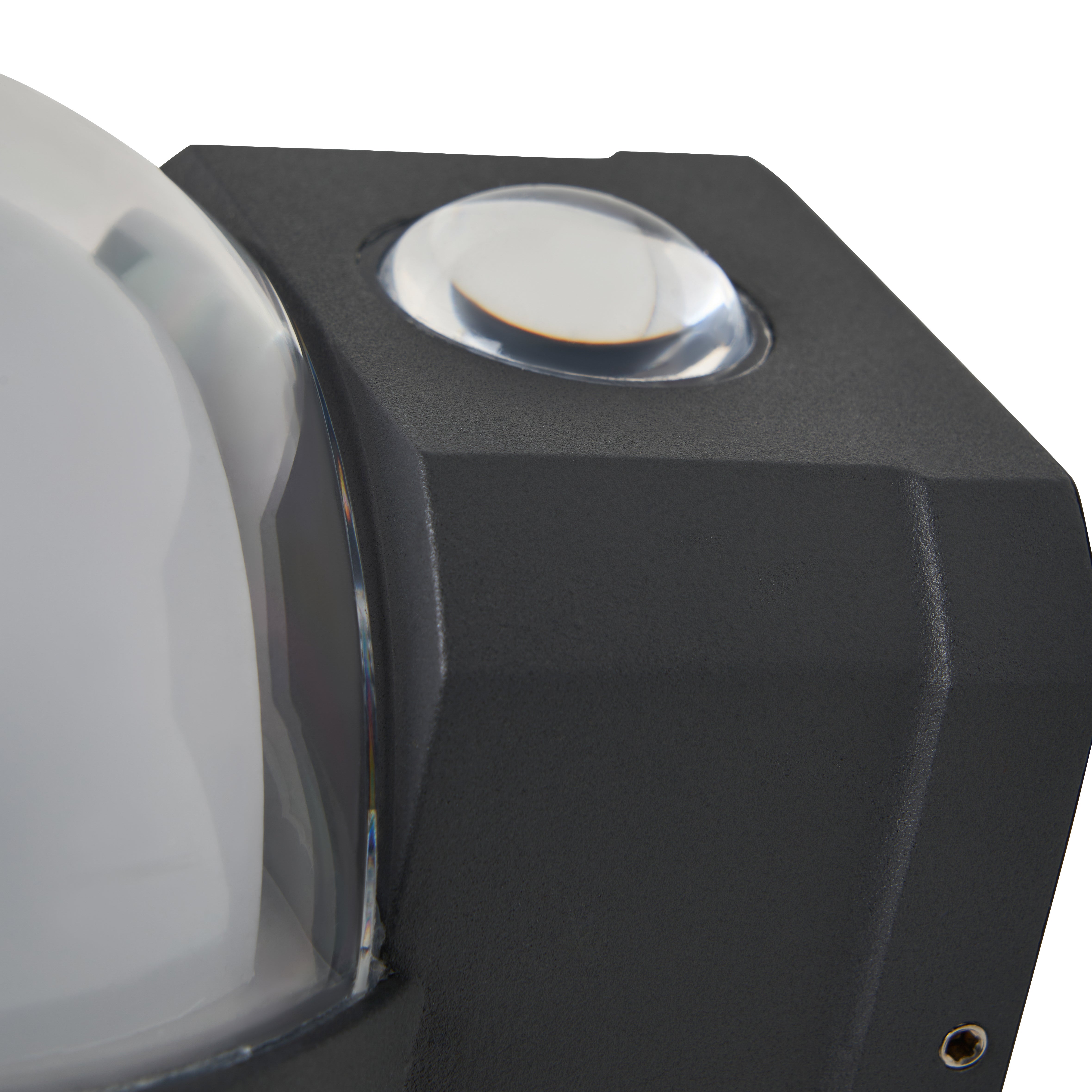 Forum ZN-44218-ANTH Anmo Up and Down LED CCT Outdoor Globe Wall Light, Anthracite