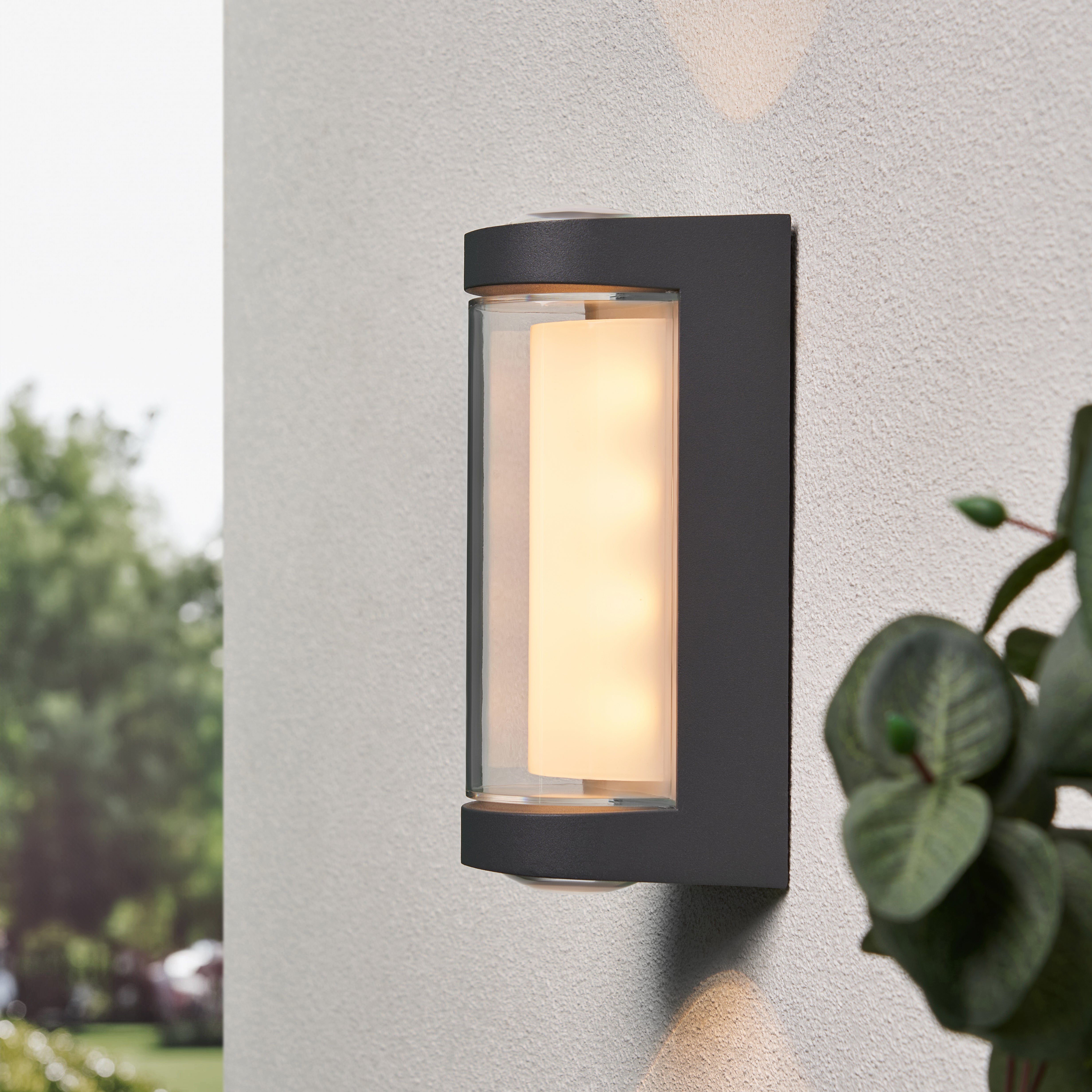 Forum ZN-44219-ANTH Anak Up and Down LED CCT Outdoor Wall Light, Anthracite