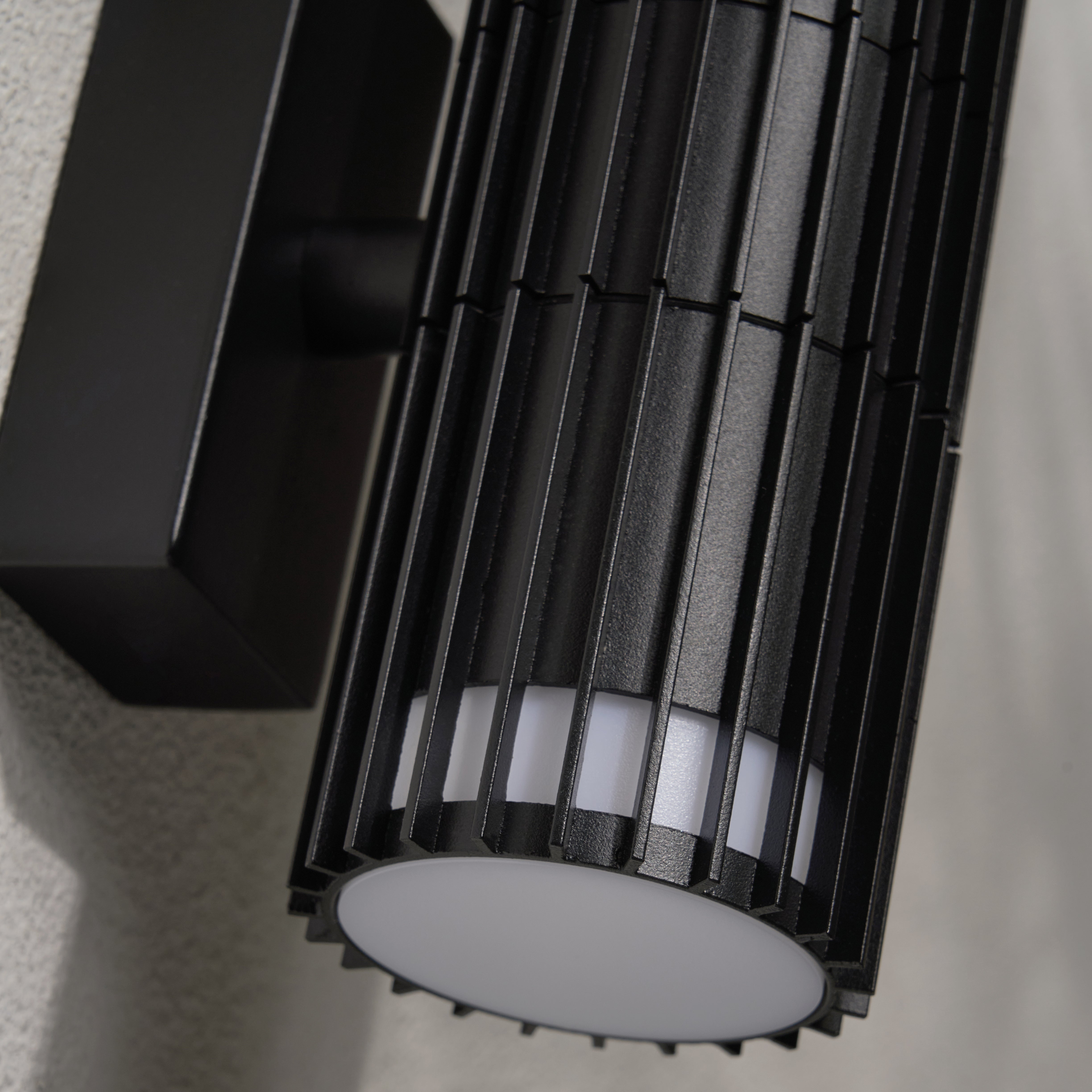 Forum ZN-44262-BLK Muto Outdoor Up and Down Wall Light, Black