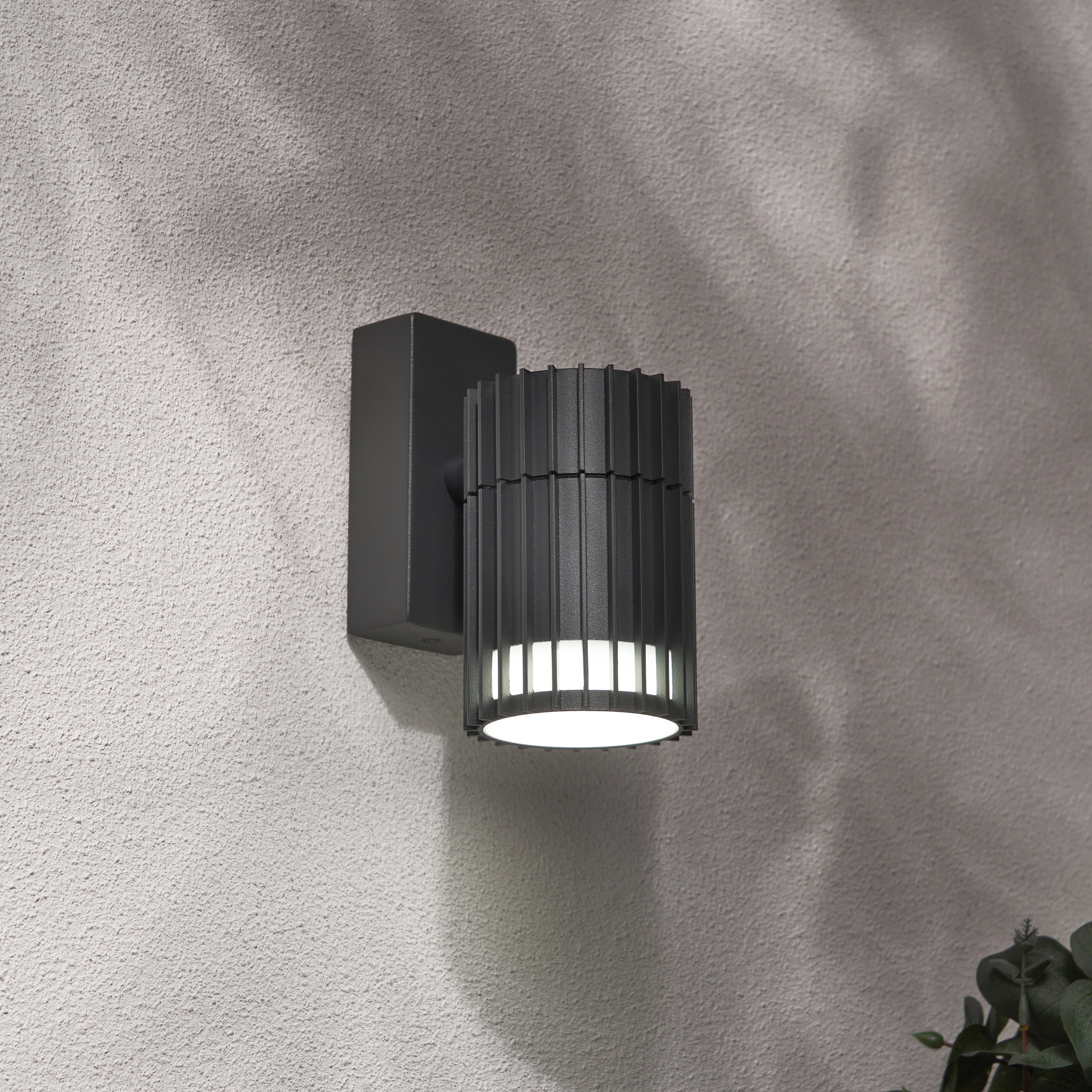 Forum ZN-44264-ANTH Muto Outdoor Fixed Down Wall Light, Anthracite