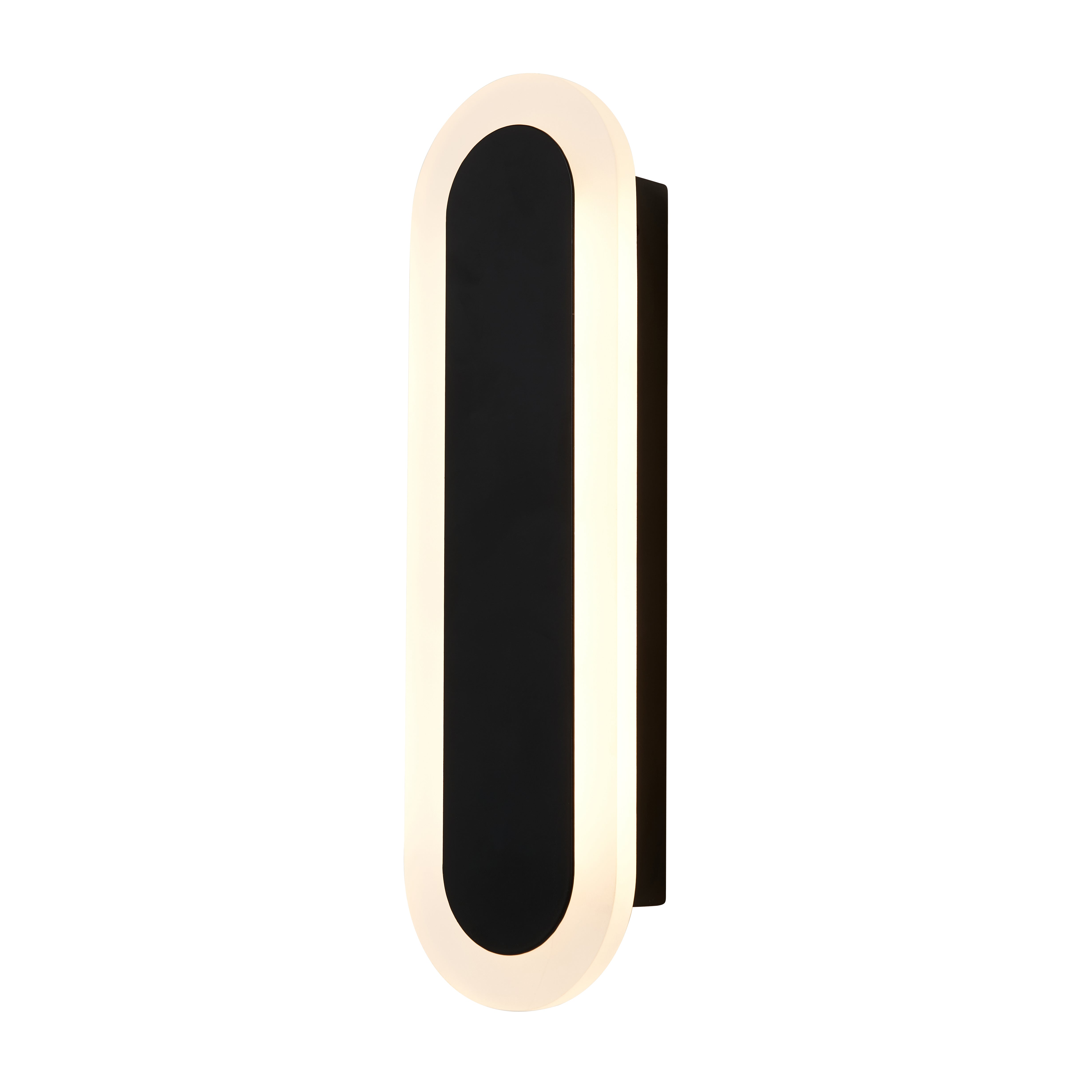 Forum ZN-44553-BLK Ren 10 Watt Outdoor CCT Linear Wall Light, Black