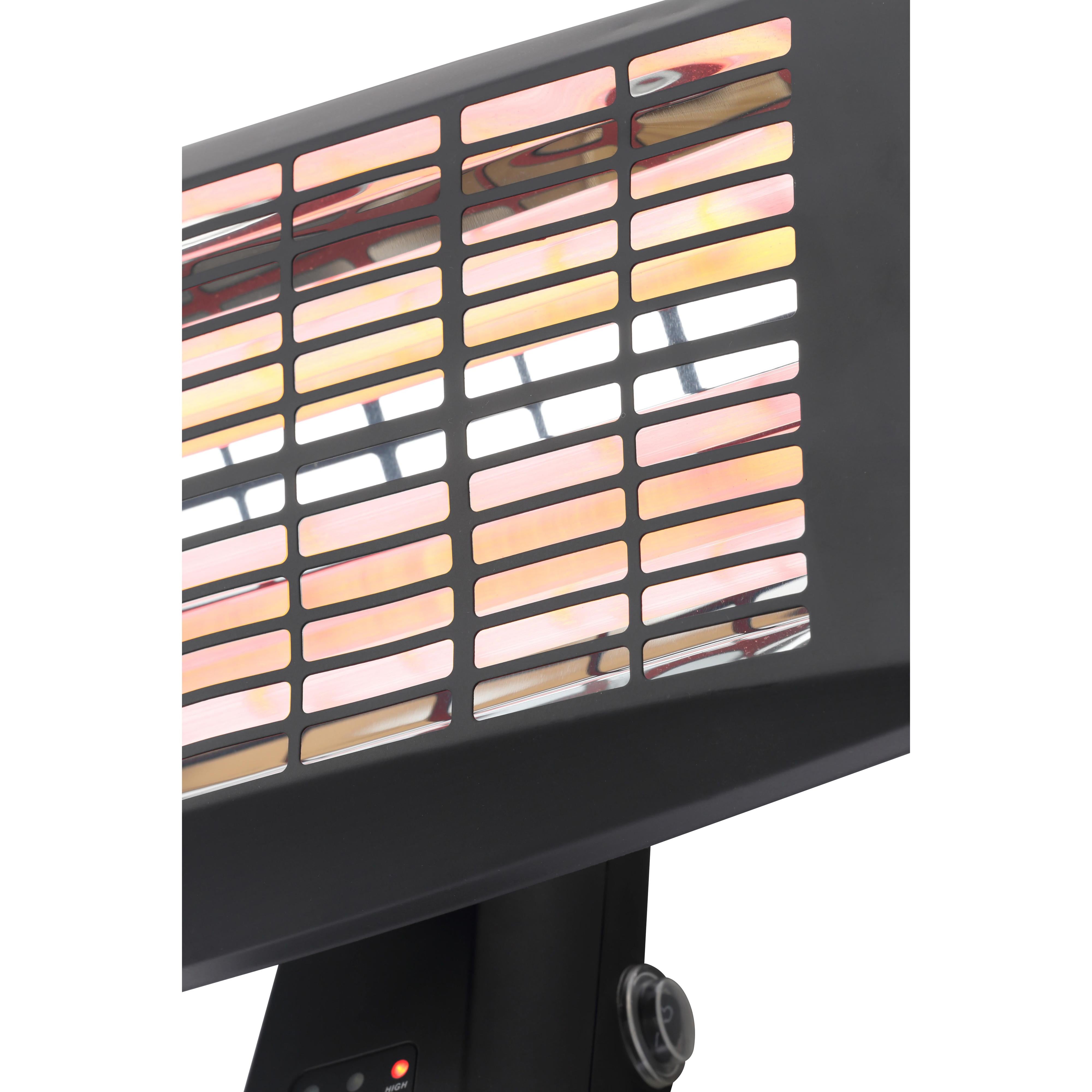 Forum ZR-32297-BLK Wall Mnt Patio Heater Vari Wat