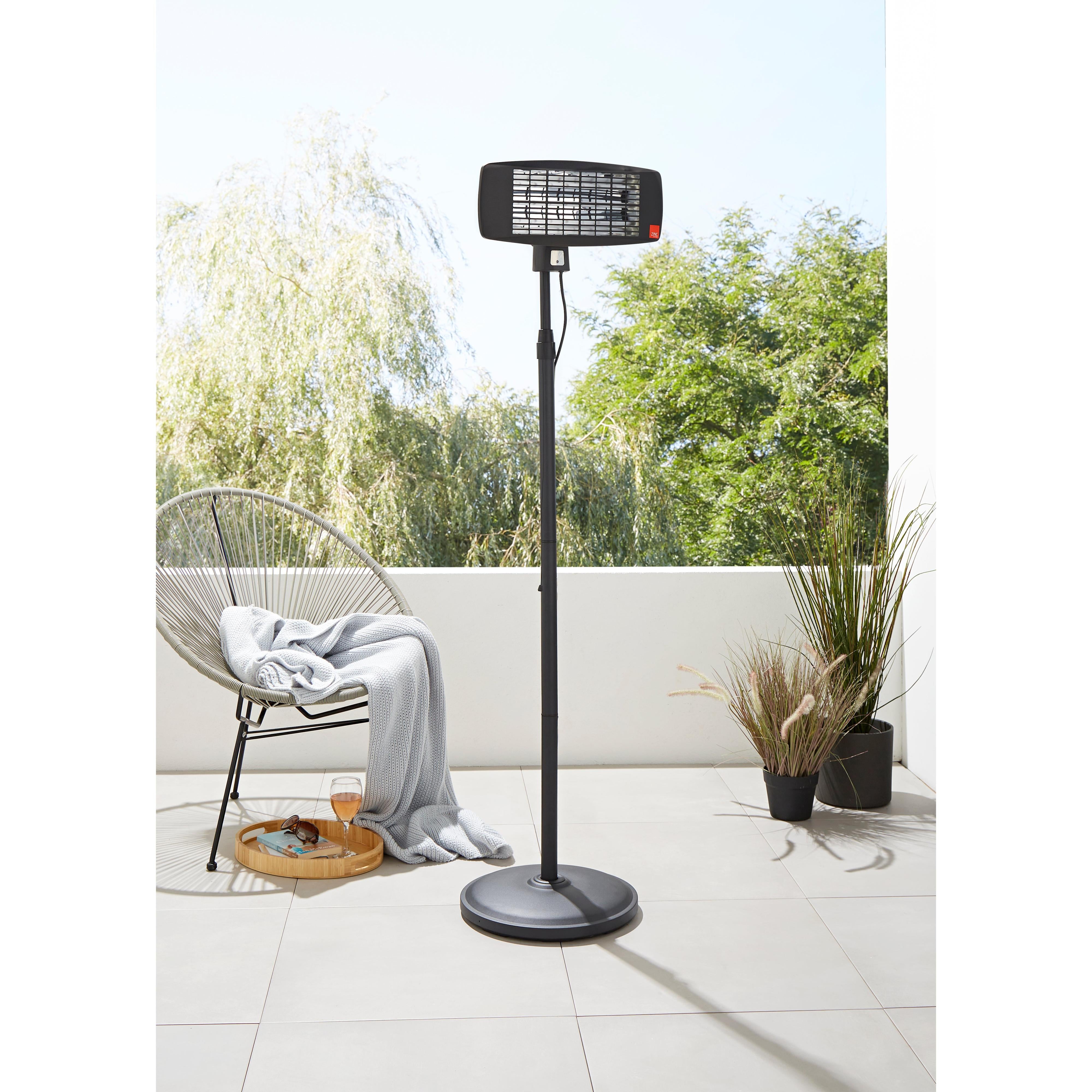 Forum ZR-32297-BLK Wall Mnt Patio Heater Vari Wat