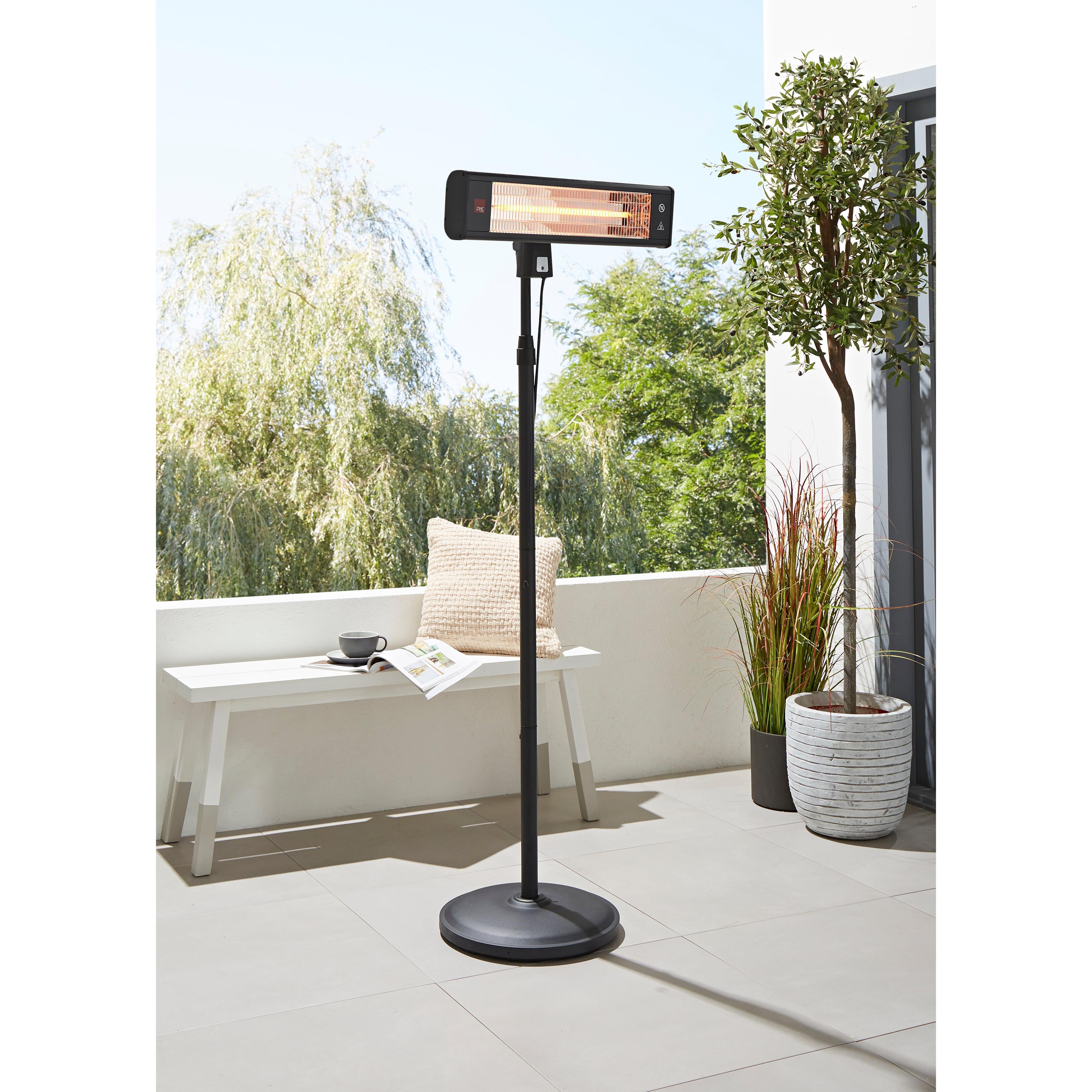 Forum ZR-32298-BLK Wall Mount Patio Heater 1800W