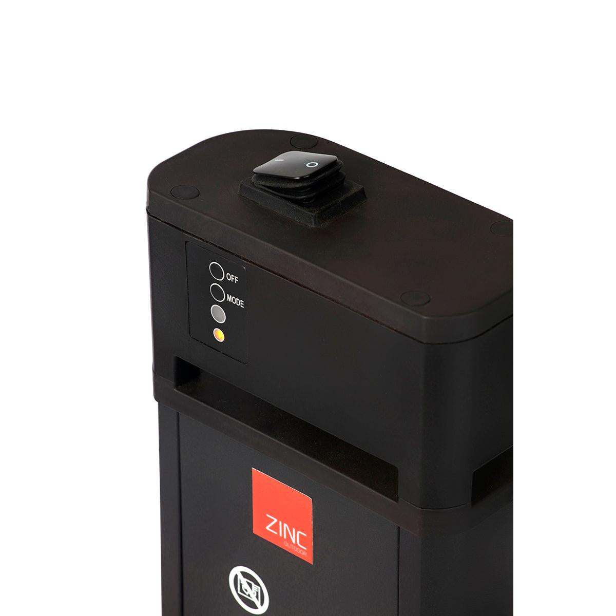 Forum ZR-32300-BLK Standing Patio Heater 1600W Bl