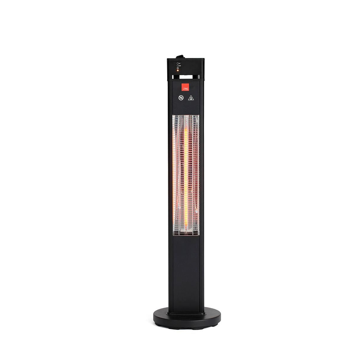 Forum ZR-32300-BLK Standing Patio Heater 1600W Bl