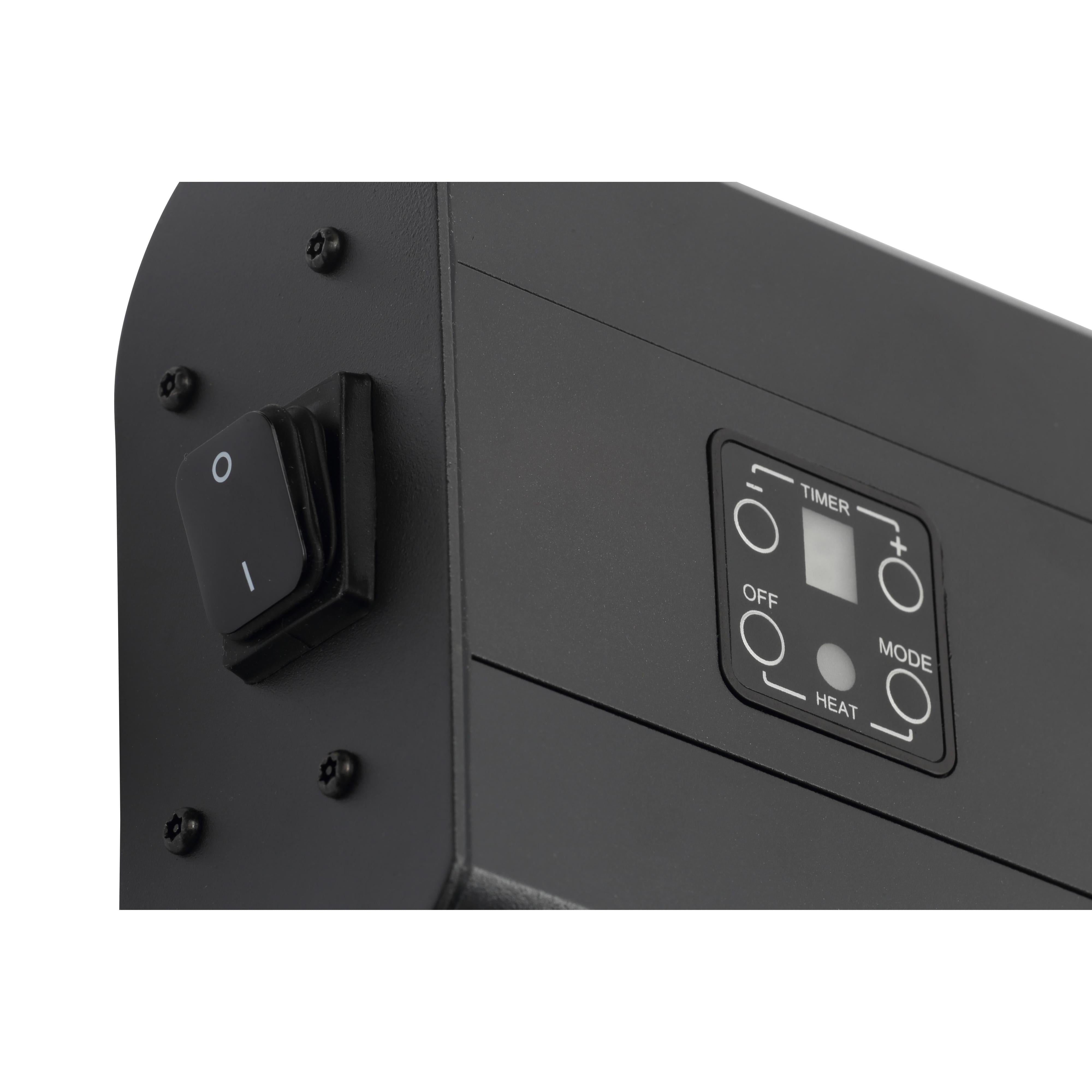 Forum ZR-32301-BLK Wall Mnt Pat Heater cw remote