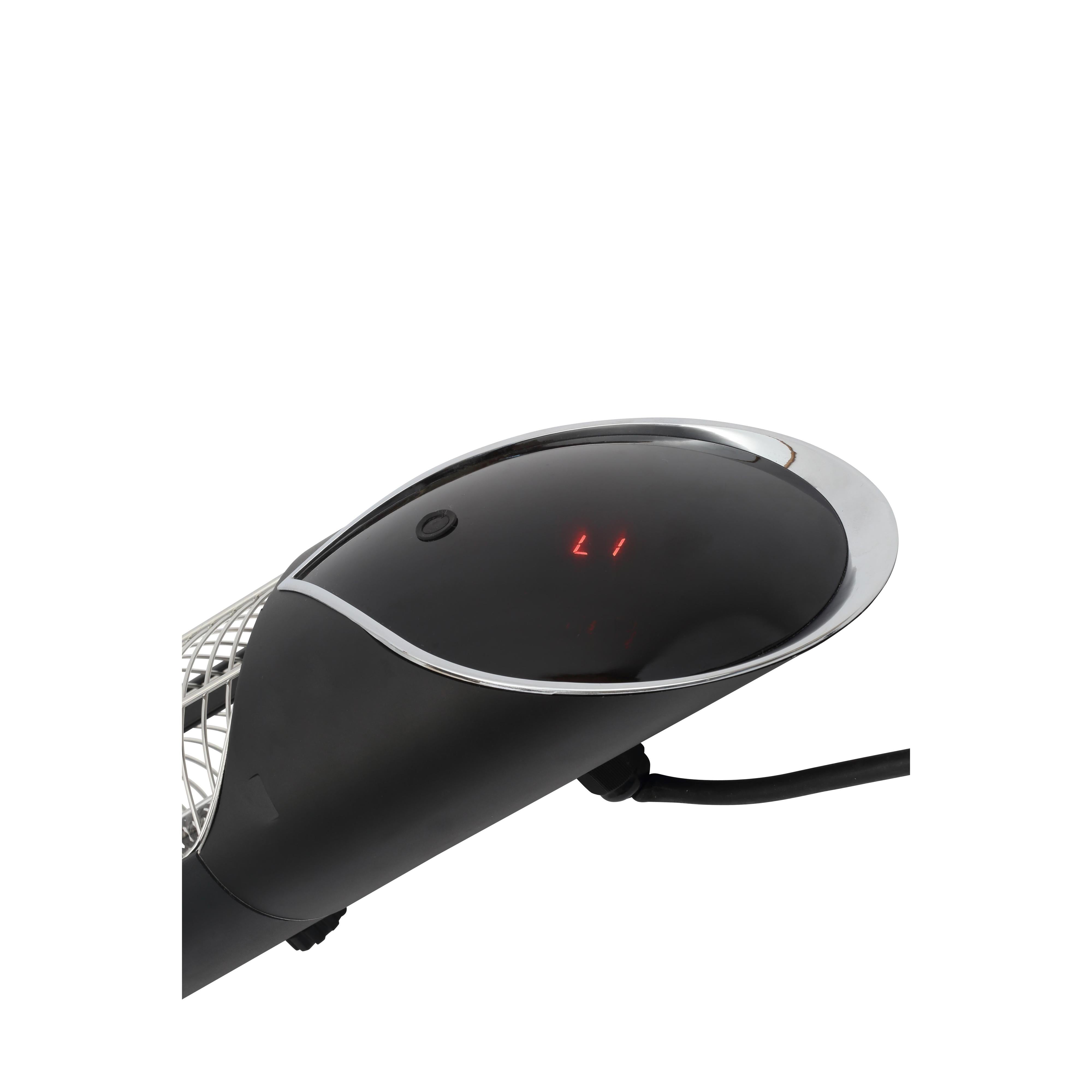 Forum ZR-32328-BLK Wall Mnt Pat Htr 2KW Remote 24hr timer in/outdoor