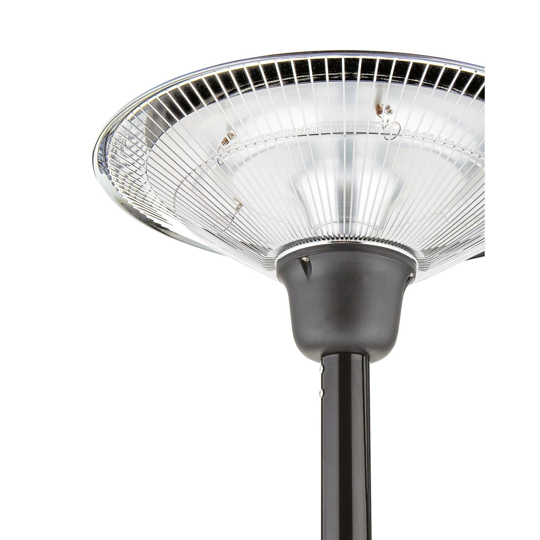Forum ZR-38155-SIL Coral 1500w FS Carbon Elem Patio Heater Silver