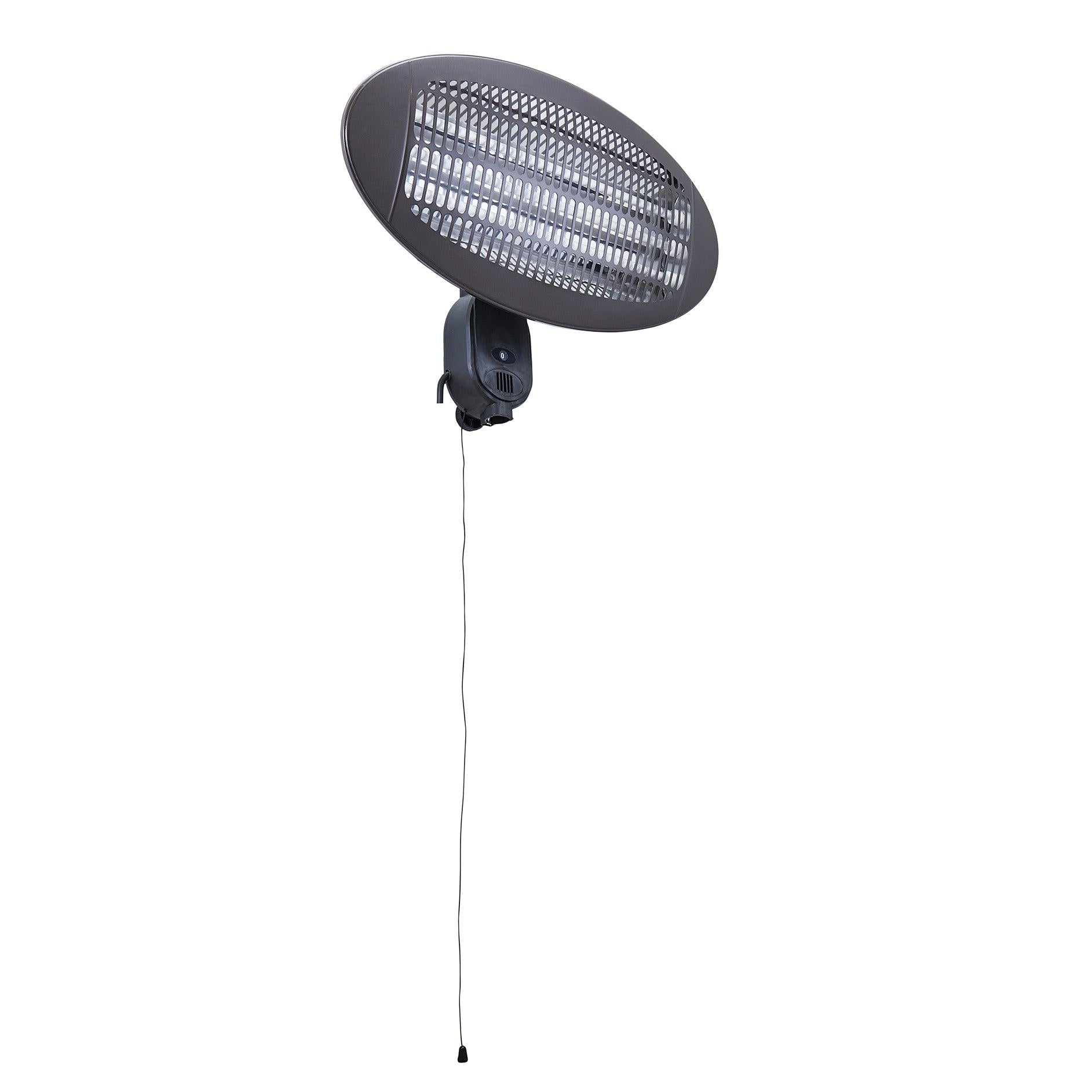 Forum ZR-38156-BLK Opal 2000w max FS Carbon Elem Patio Heater Black