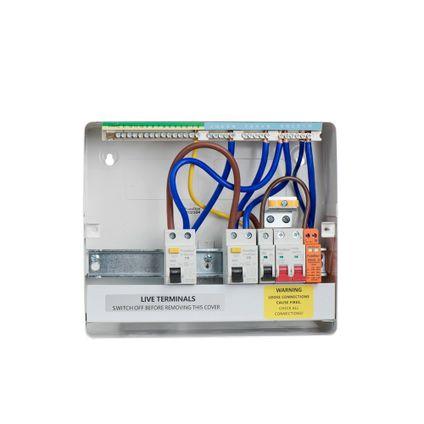 FuseBox F2006DXA 6 Way Dual RCD Consumer Unit SPD