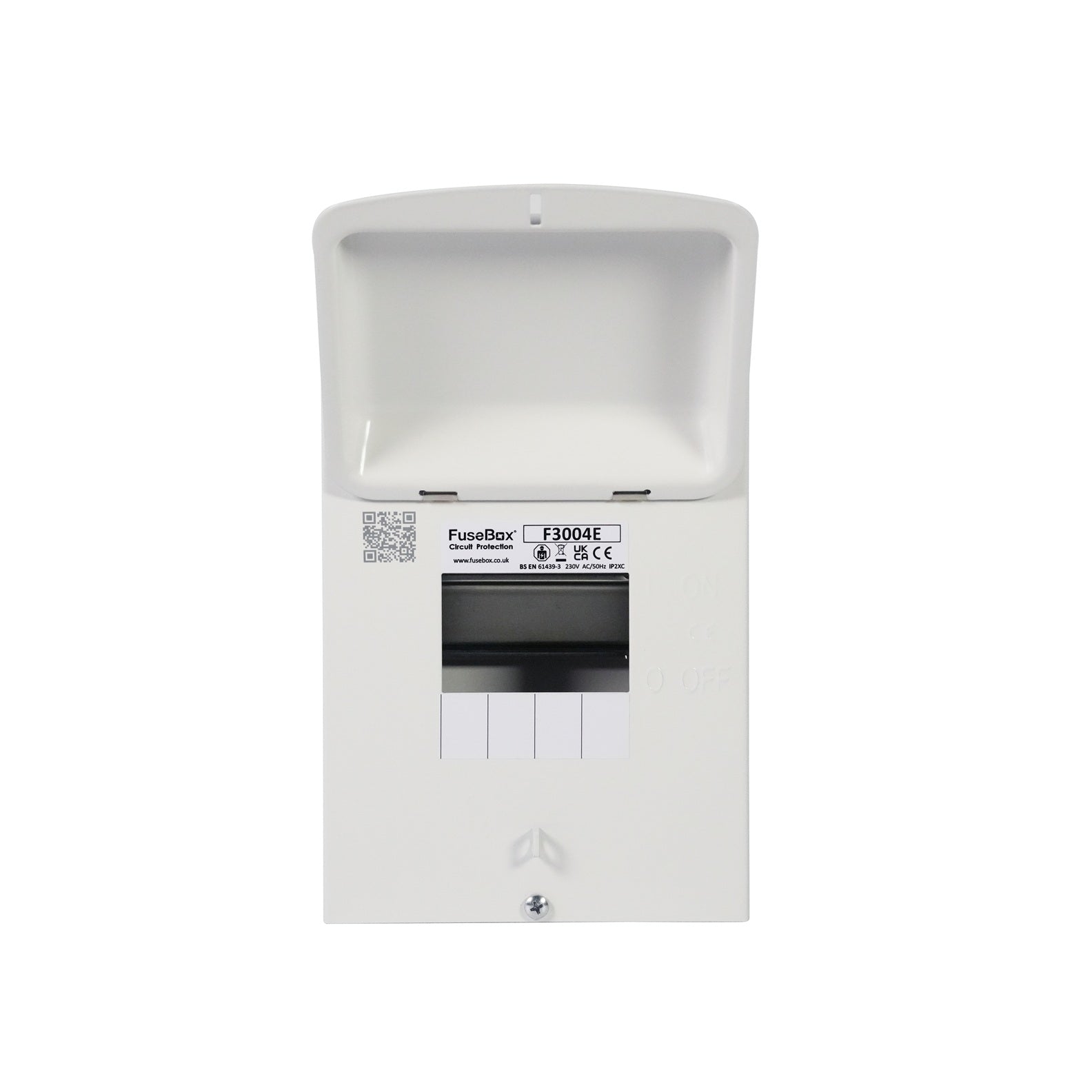 FuseBox F3004E 4 Module Metal Enclosure