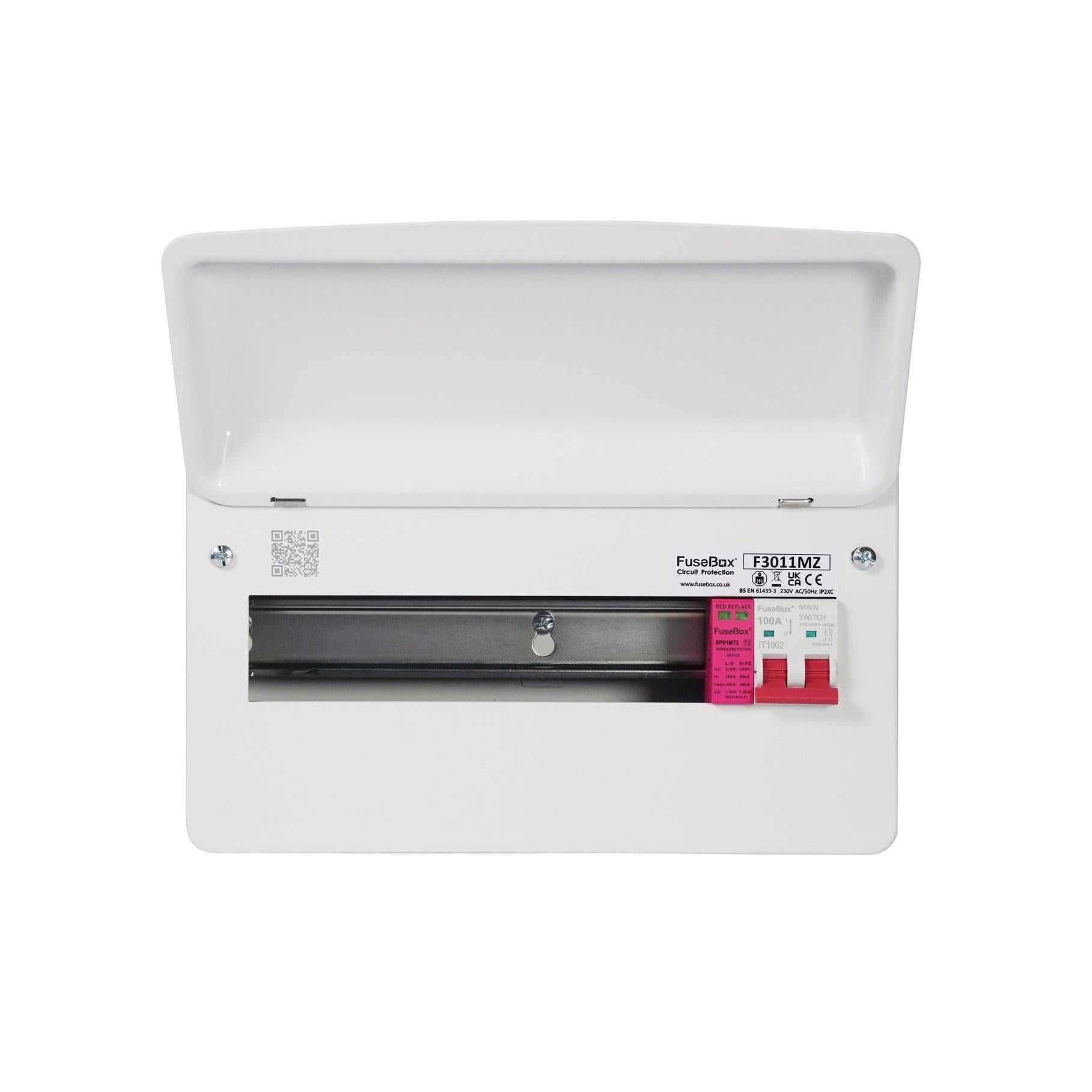 FuseBox F3011MZ 11 Way RCBO Consumer Unit With T2 SPD